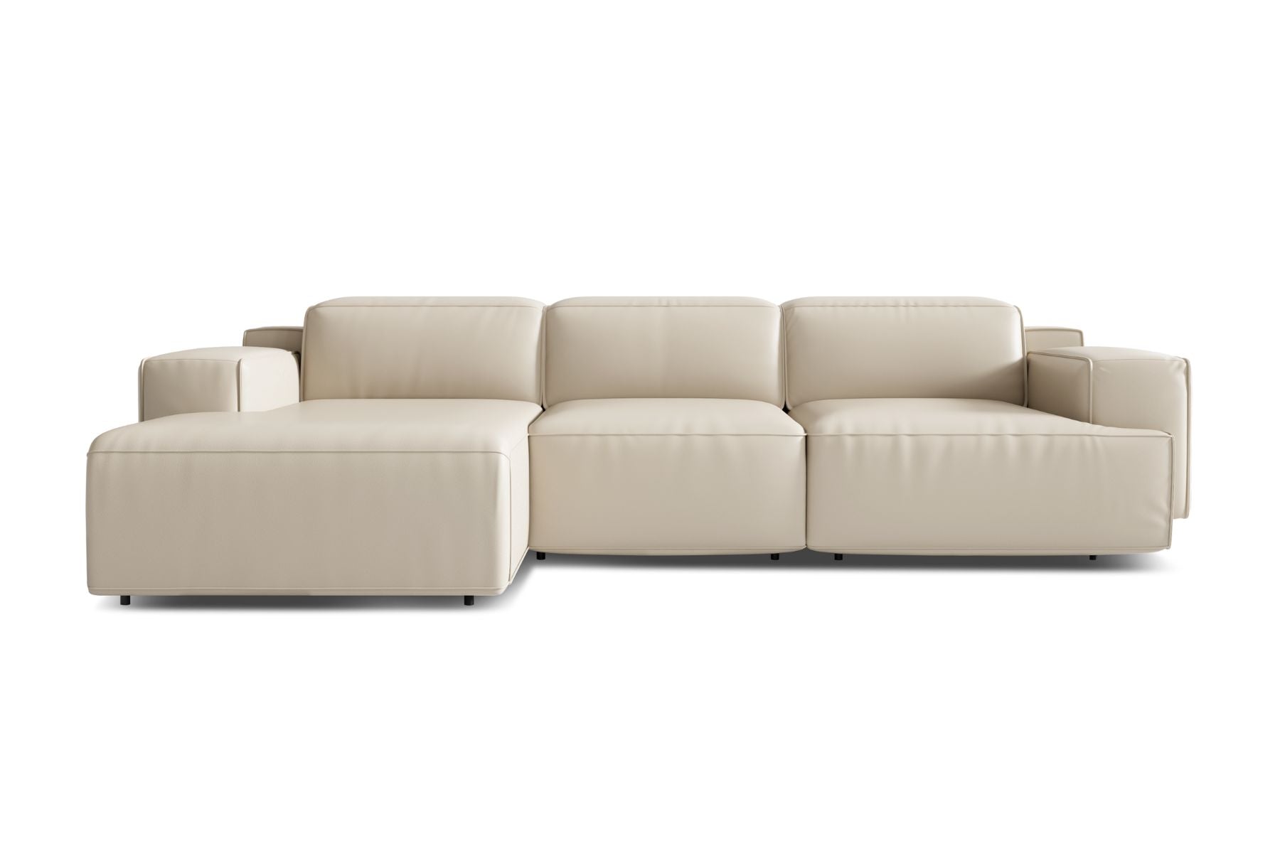 Bain Leather Recliner Sectional Sofa