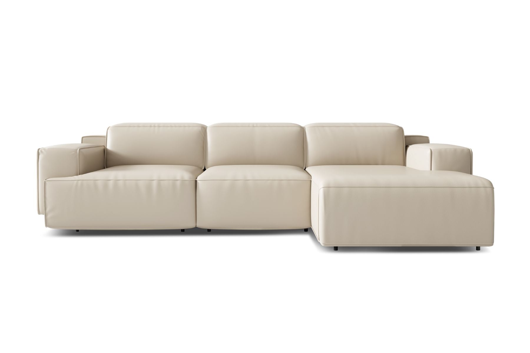 Bain Leather Recliner Sectional Sofa