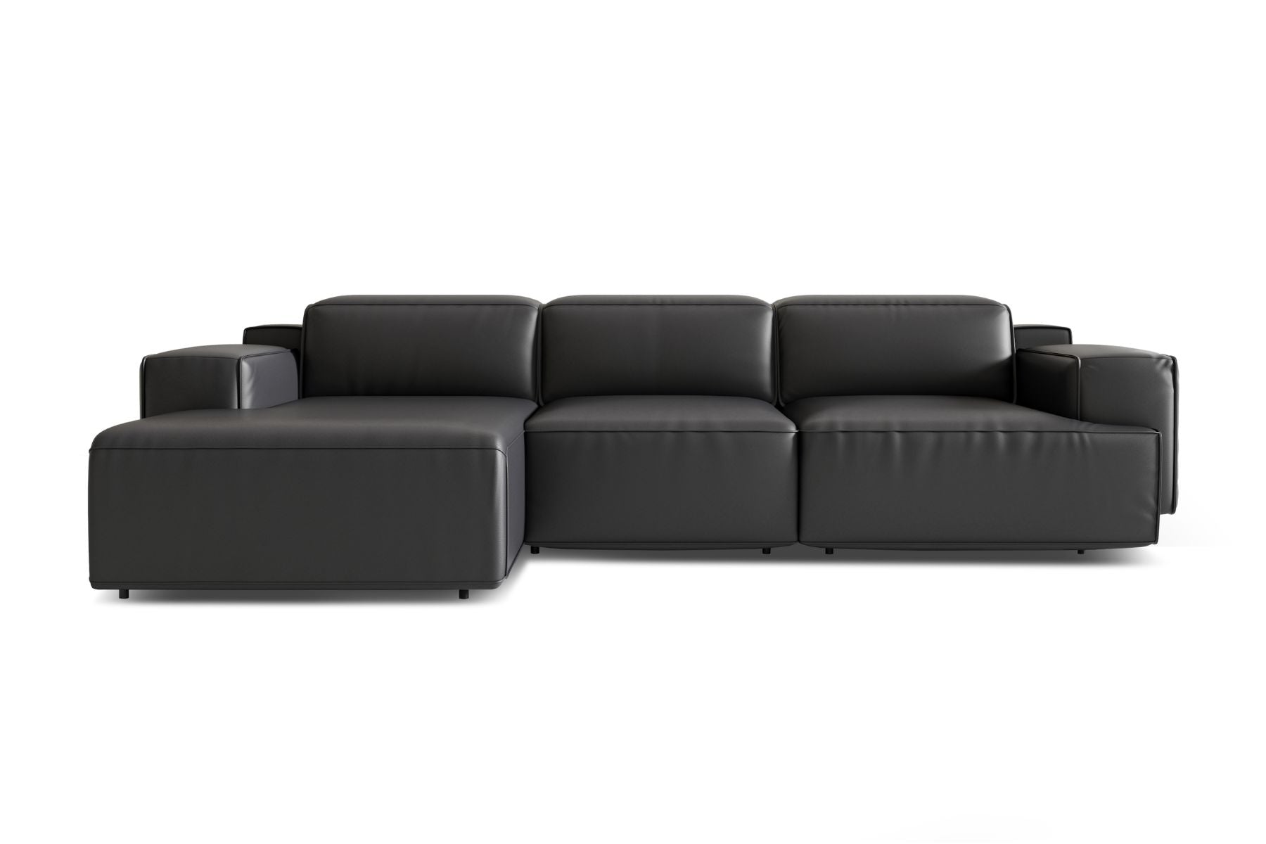 Bain Leather Recliner Sectional Sofa