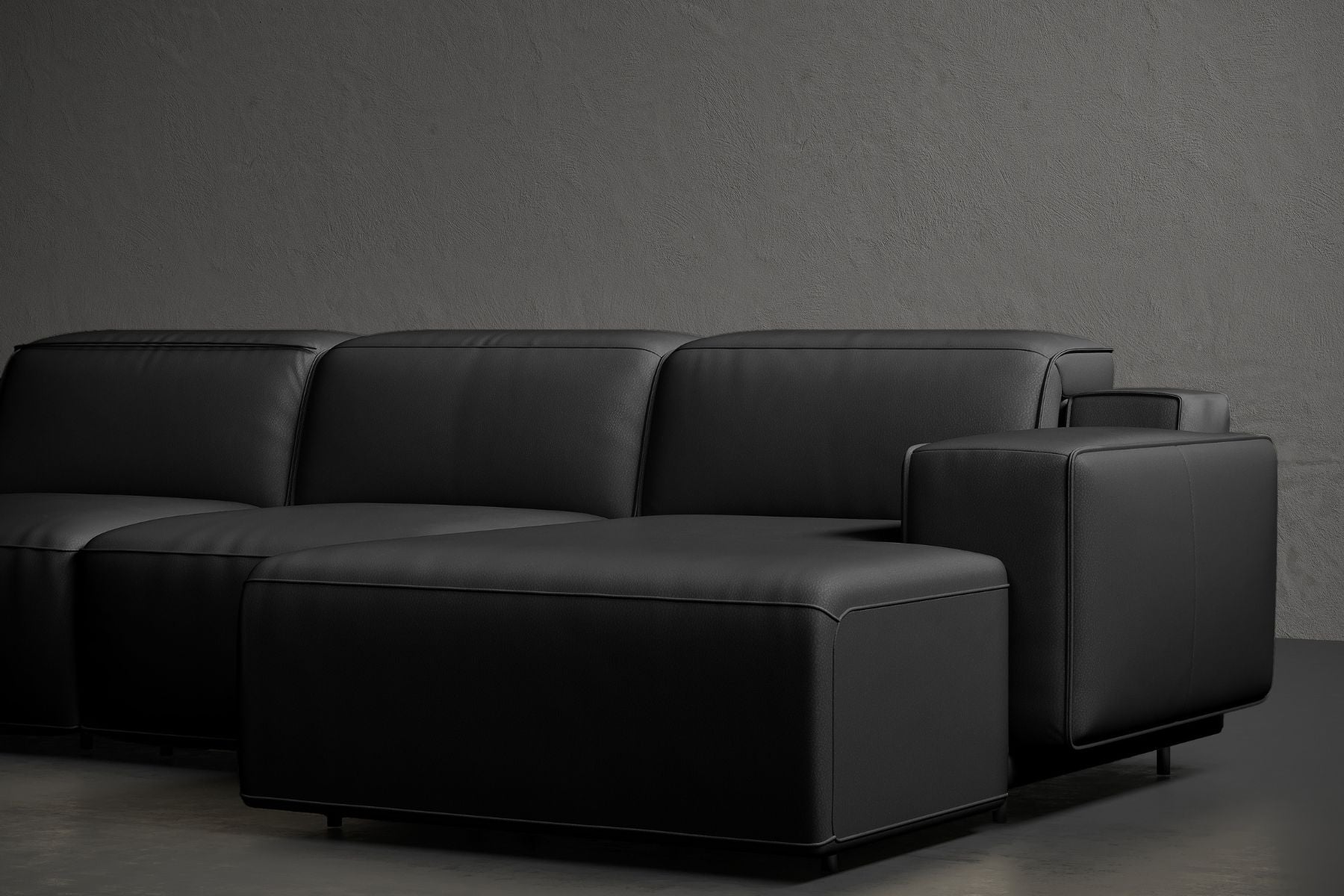 Bain Leather Recliner Sectional Sofa