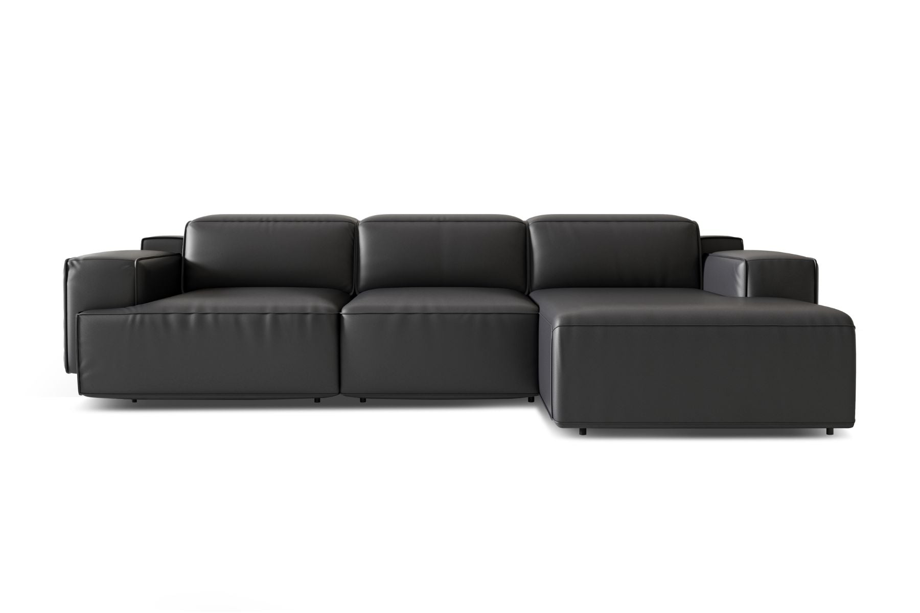 Bain Leather Recliner Sectional Sofa