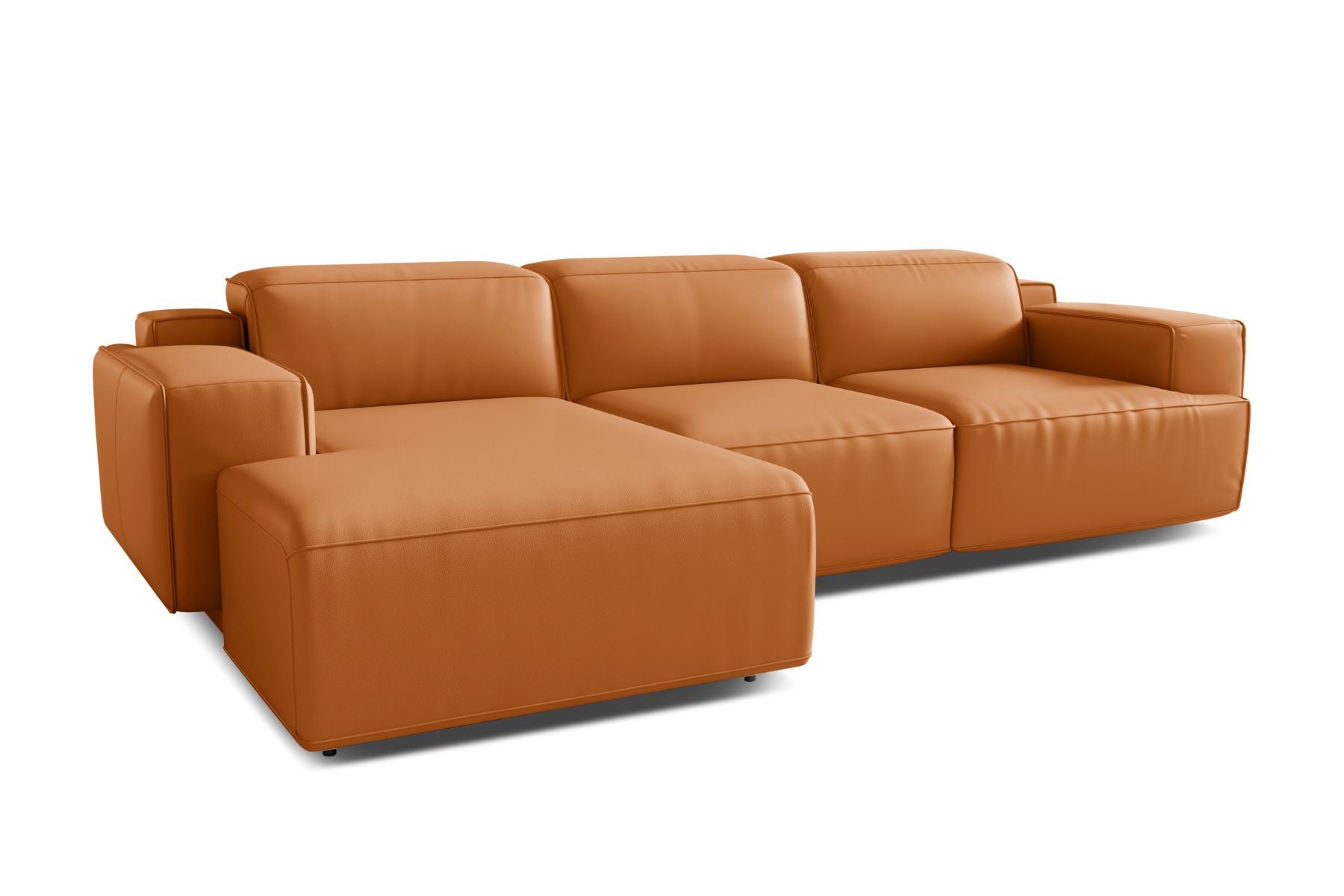 Bain Leather Recliner Sectional Sofa