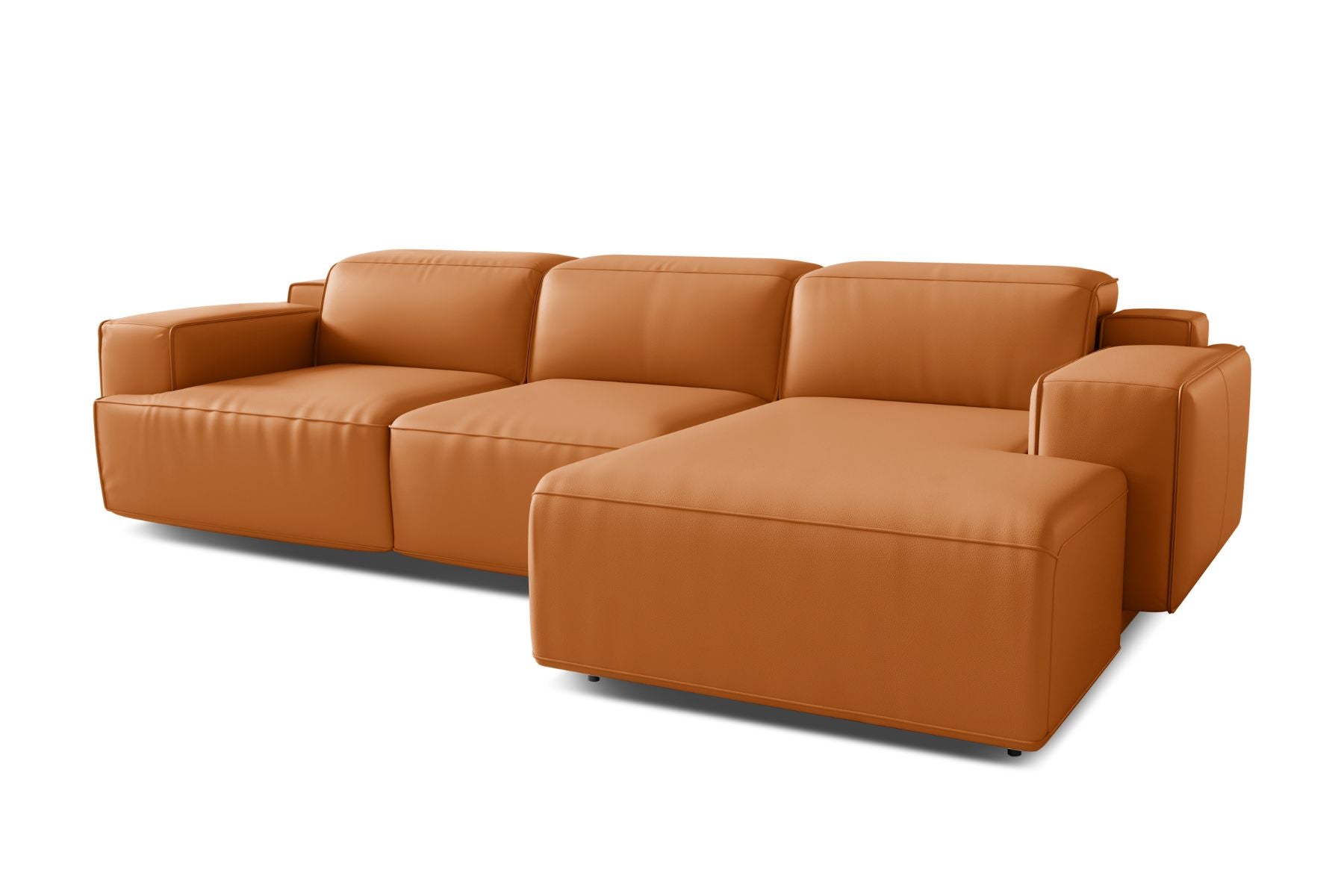 Bain Leather Recliner Sectional Sofa