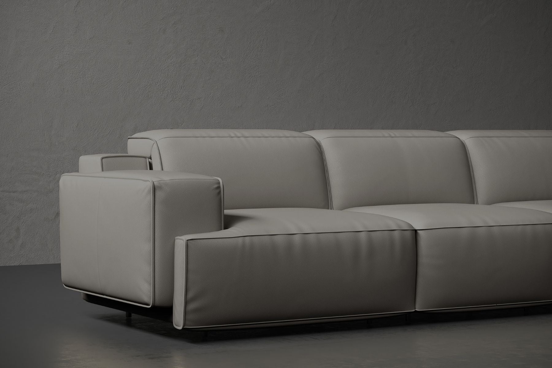 Bain Nordic Royal Hygge™ Leather Recliner Sofa