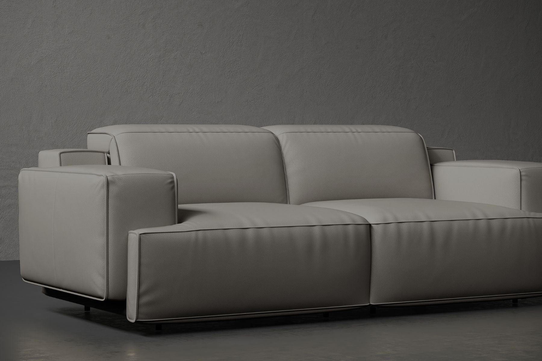 Bain Nordic Royal Hygge™ Leather Recliner Sofa