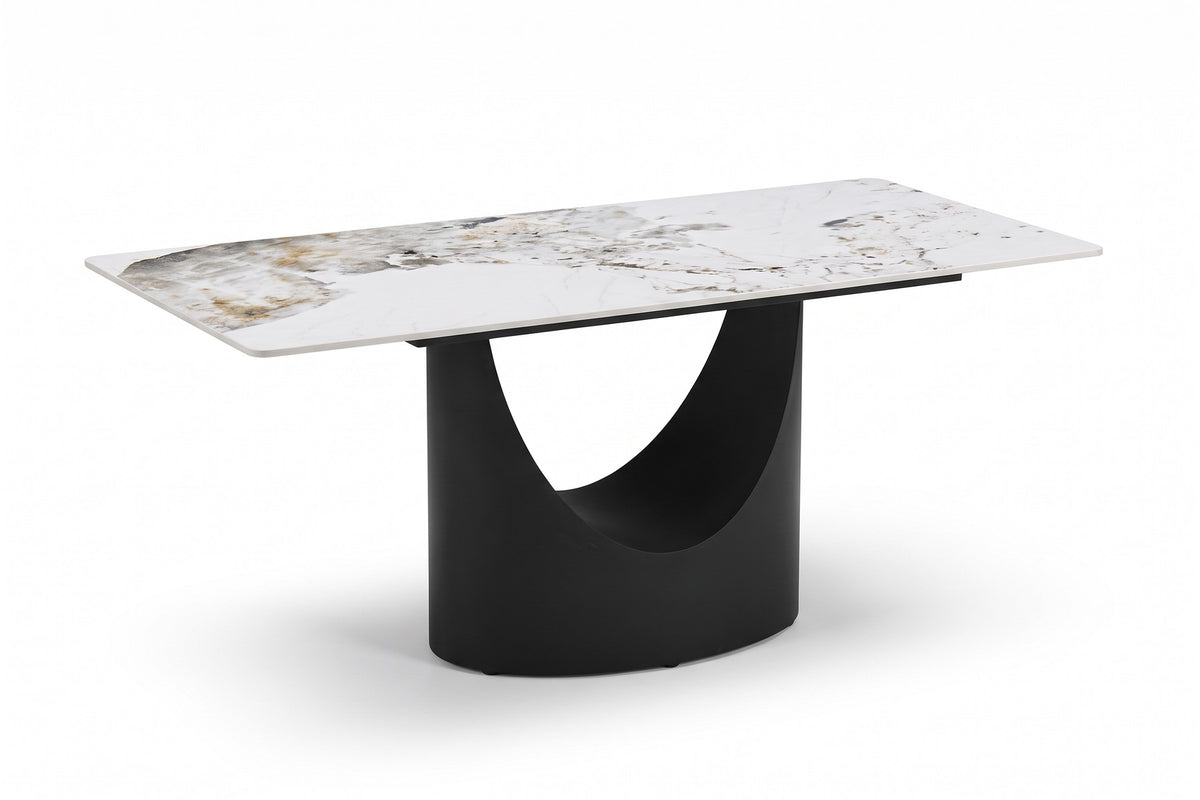 A Sculpted Crescent Base