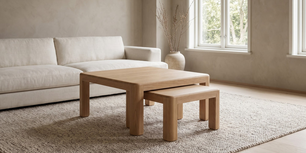 Roussillon Oak Nesting Coffee Tables banner