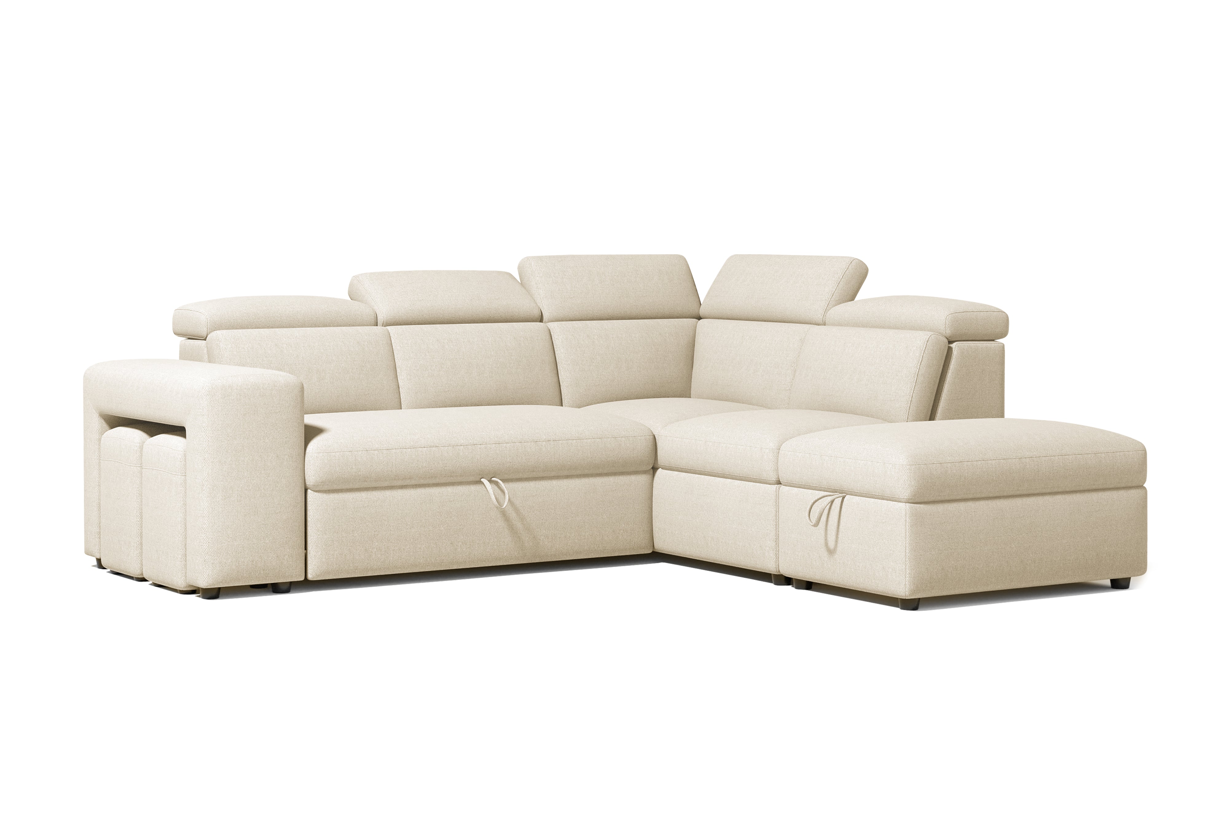 Finn Fabric Sectional Sofa Bed