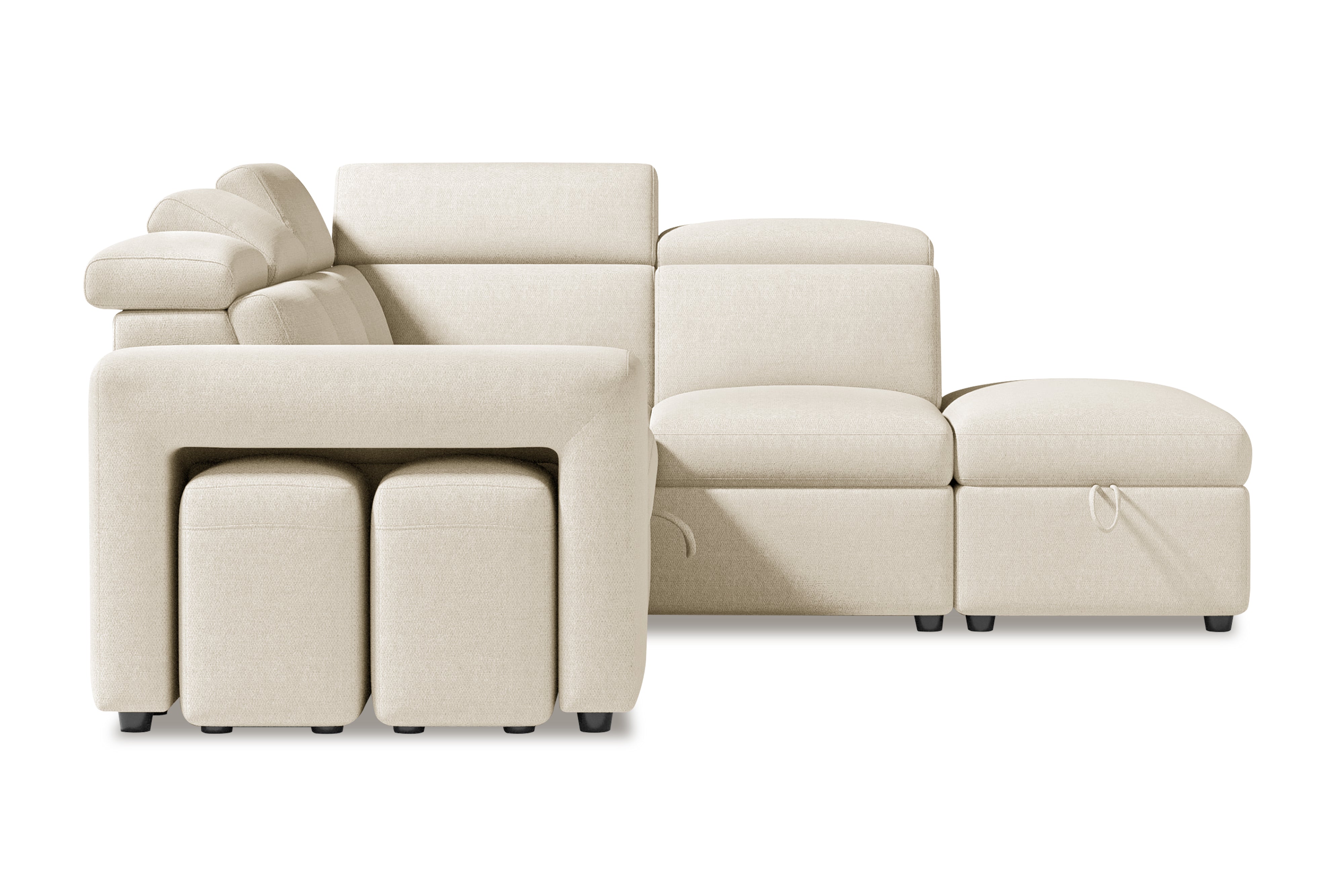 Finn Fabric Sectional Sofa Bed