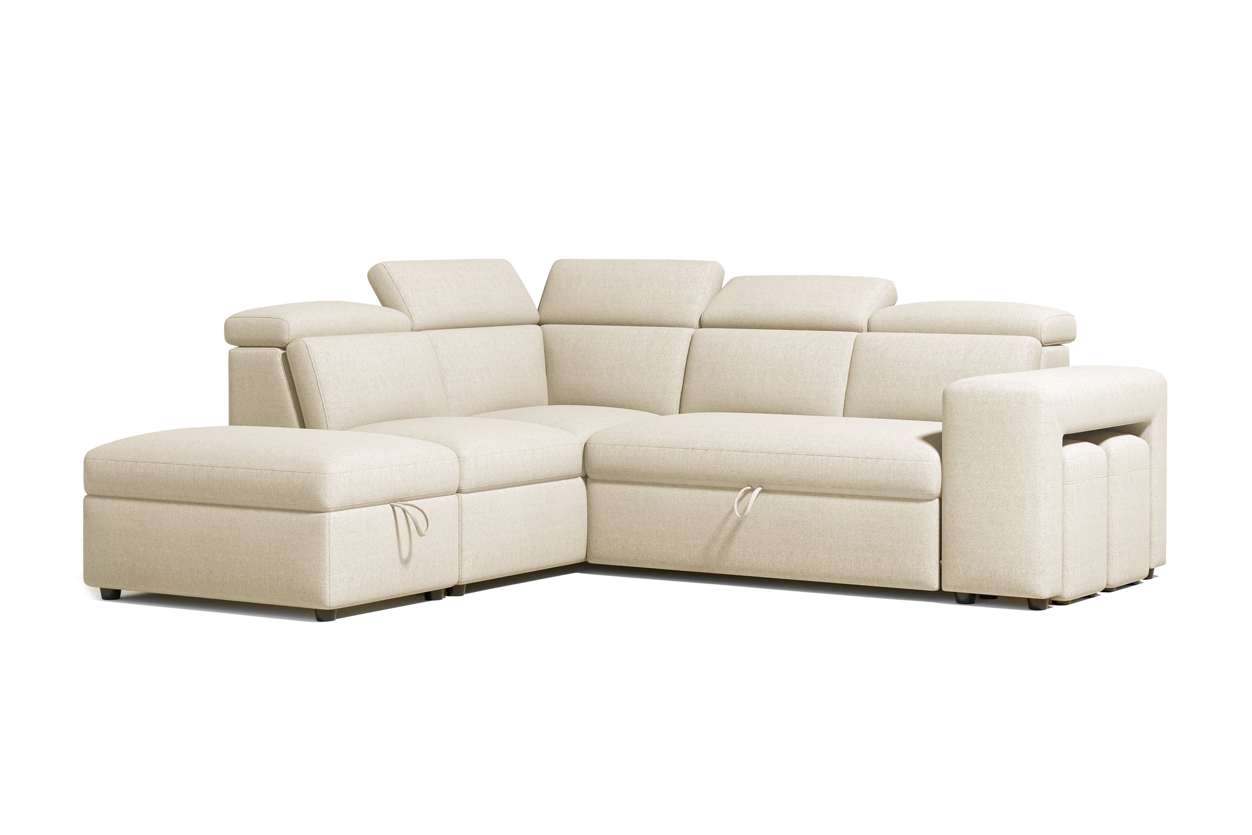 Finn Fabric Sectional Sofa Bed