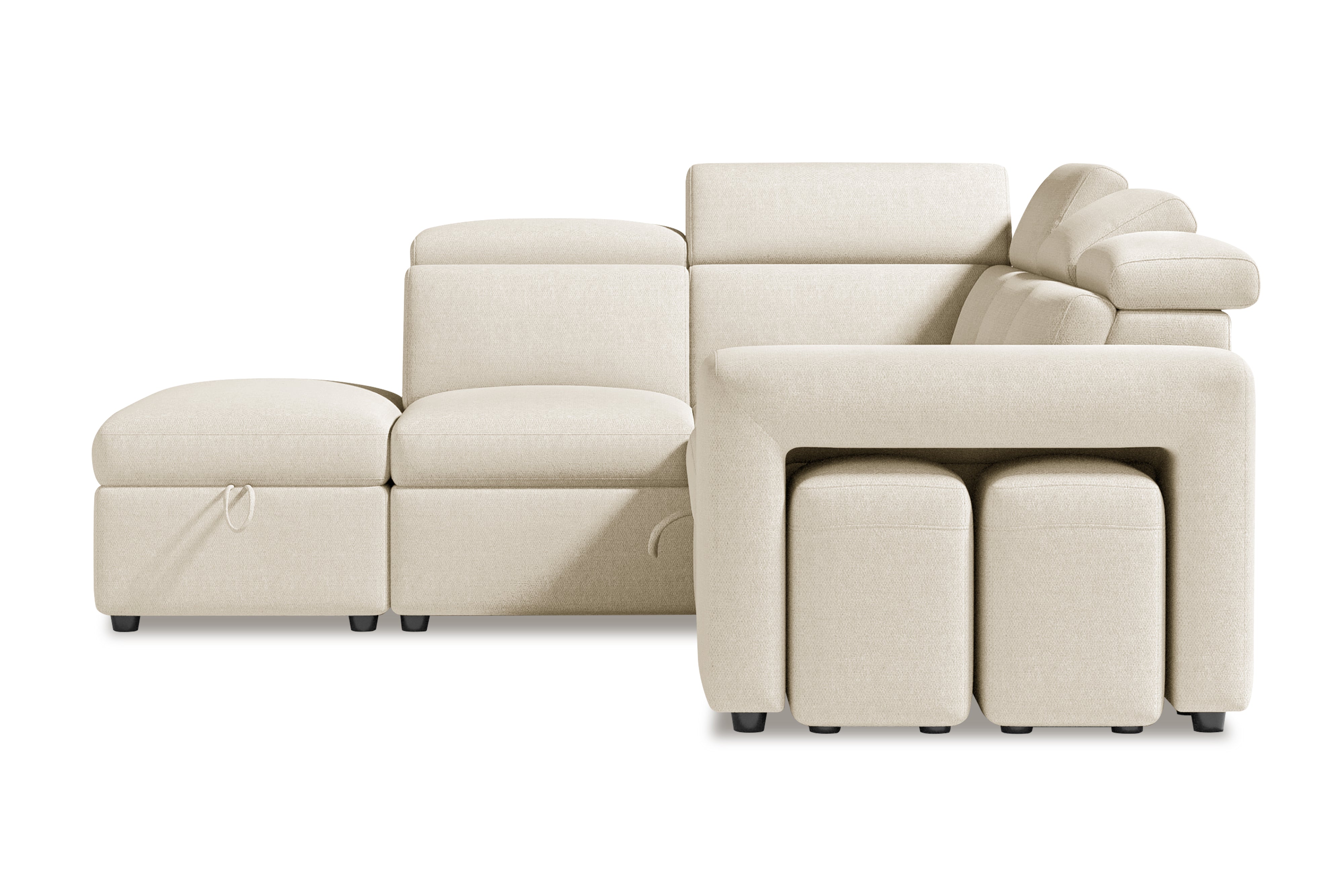 Finn Fabric Sectional Sofa Bed