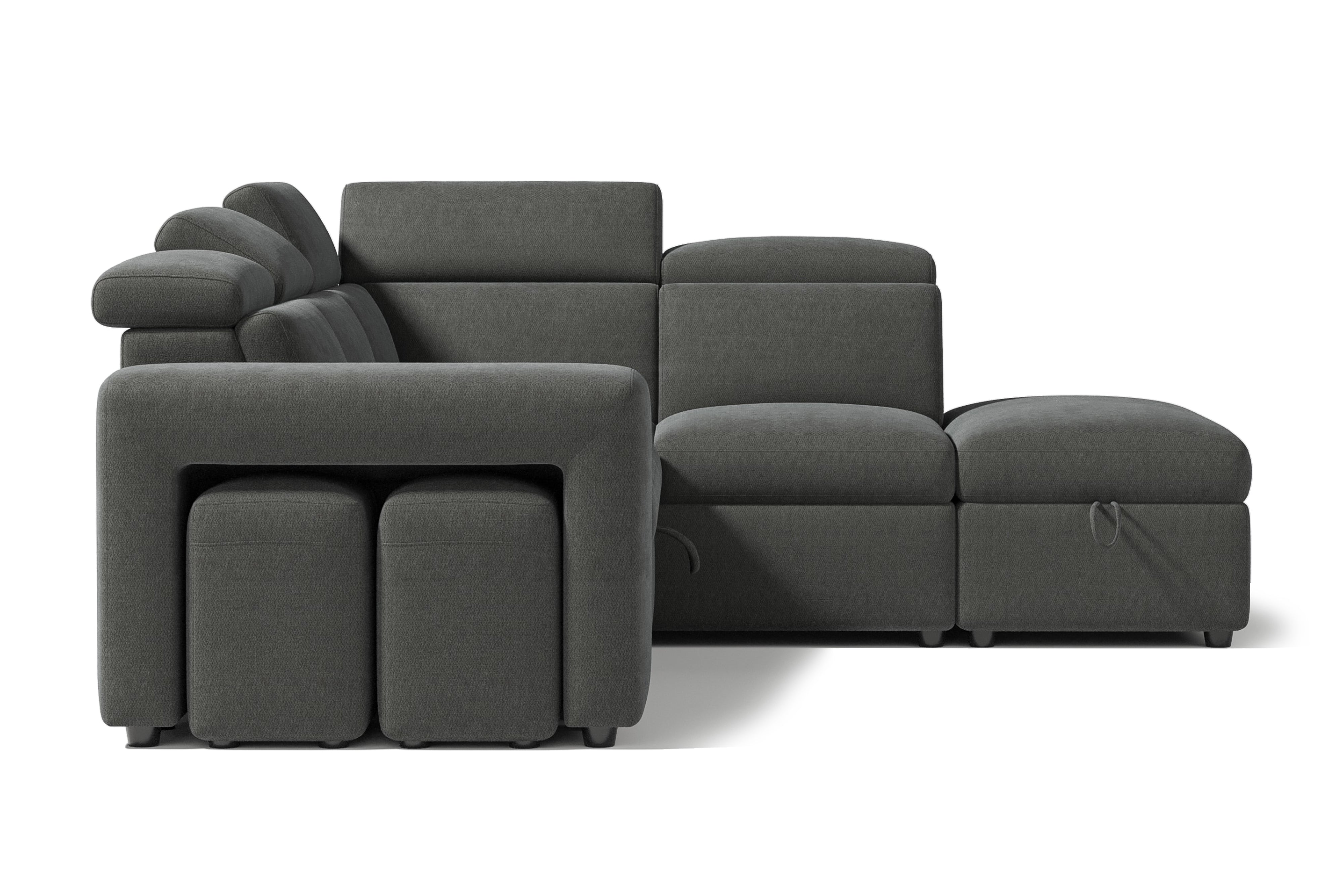 Finn Fabric Sectional Sofa Bed