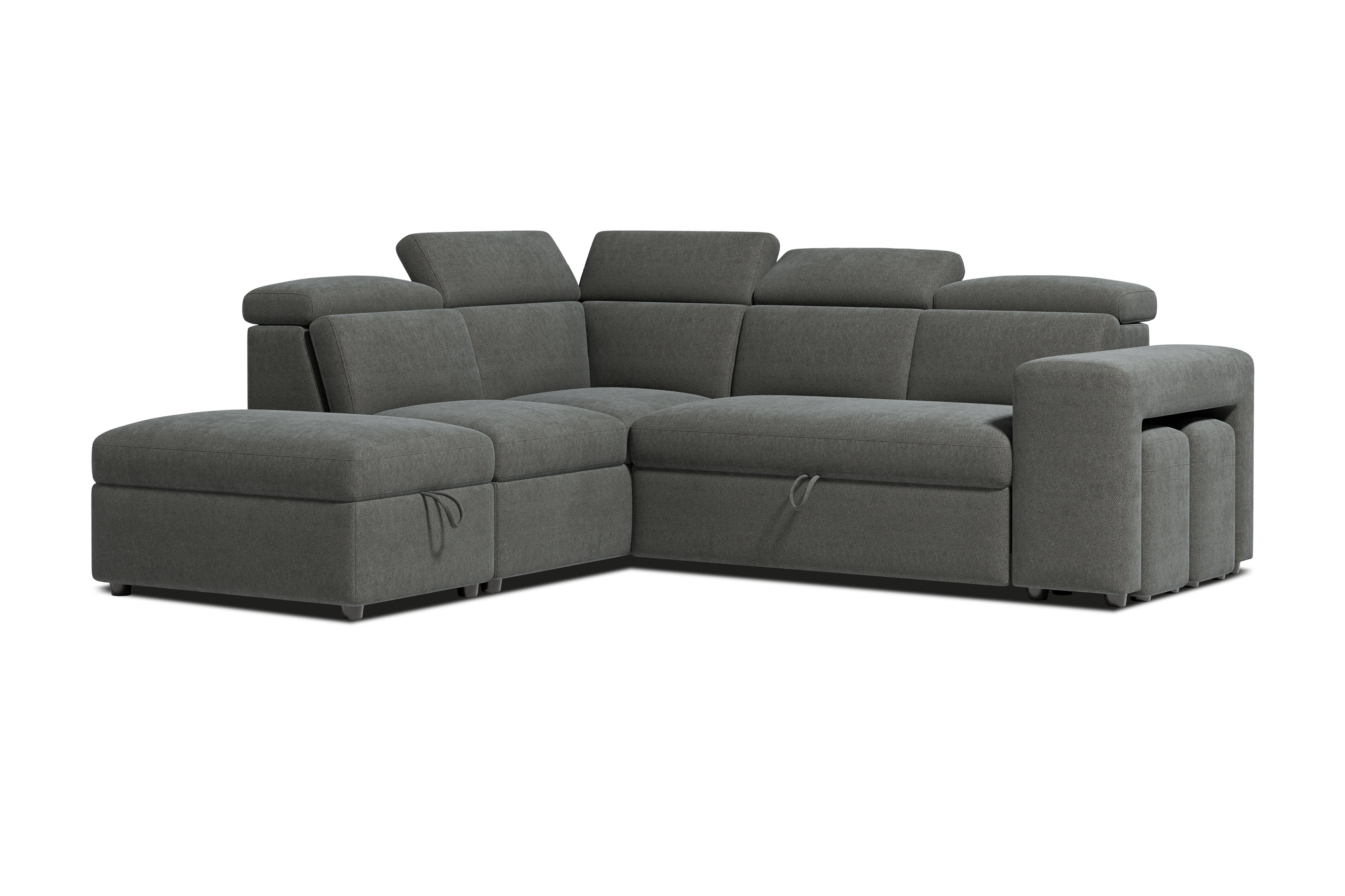 Finn Fabric Sectional Sofa Bed