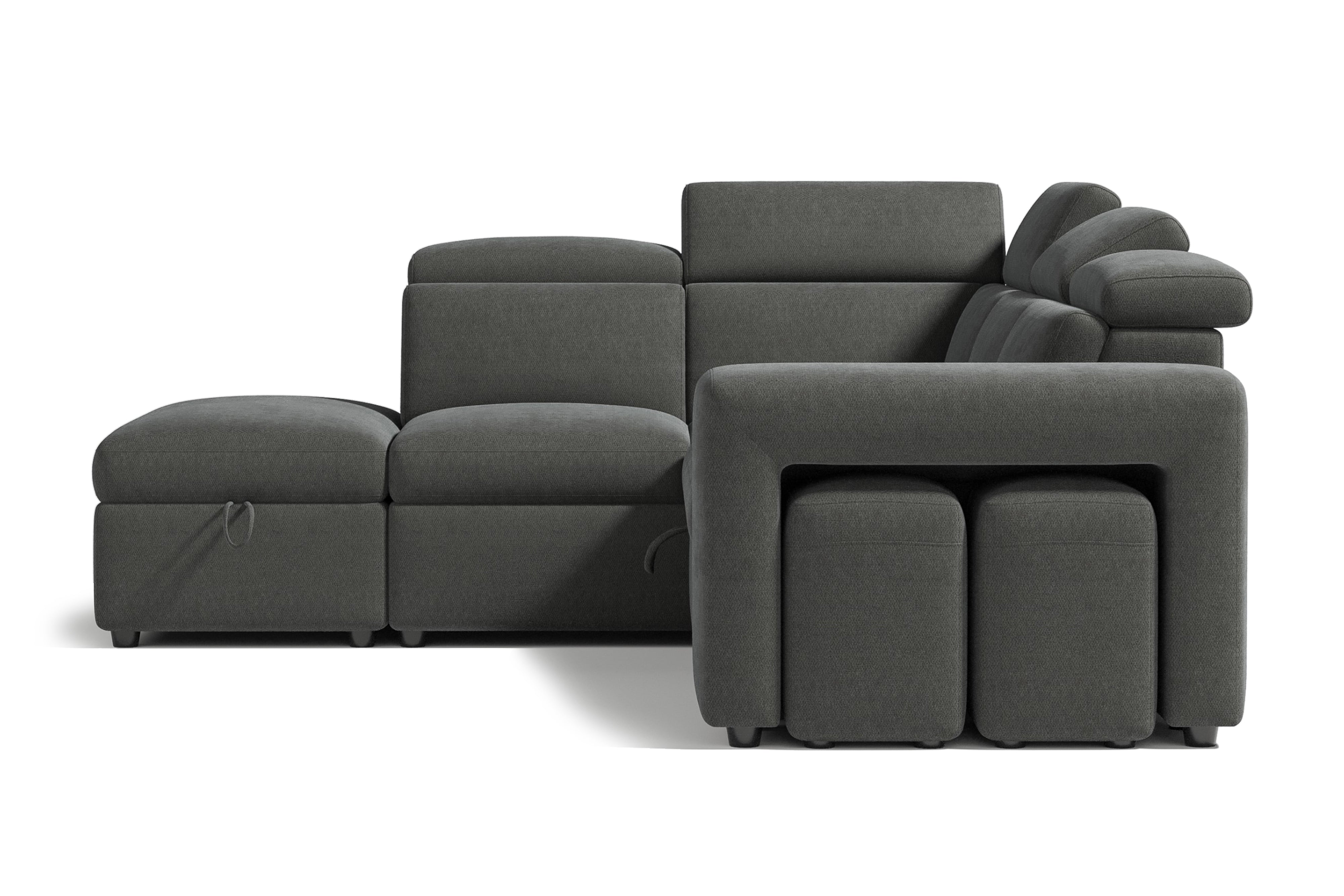 Finn Fabric Sectional Sofa Bed