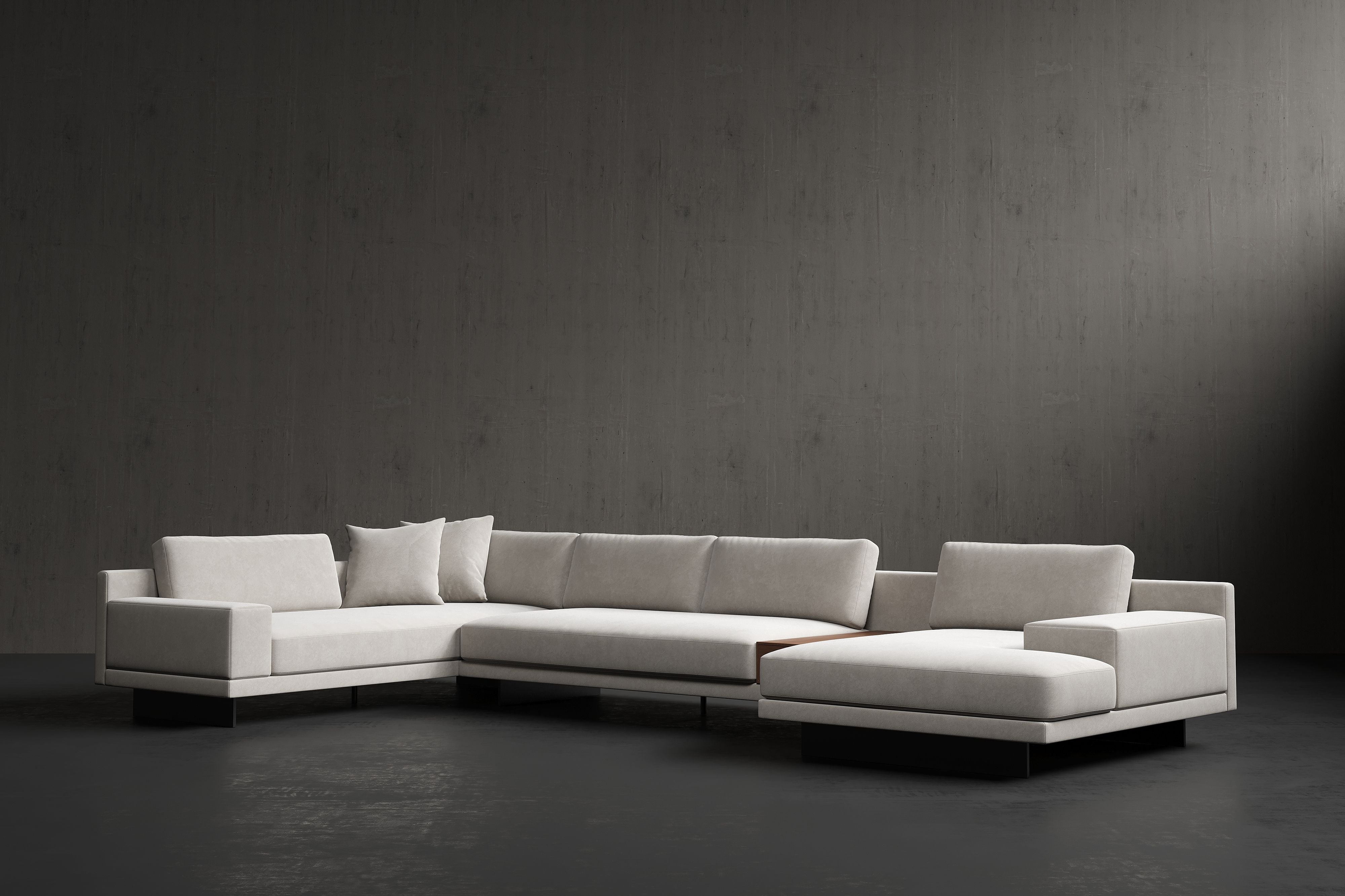 Alessandro Fabric Sectional Sofa