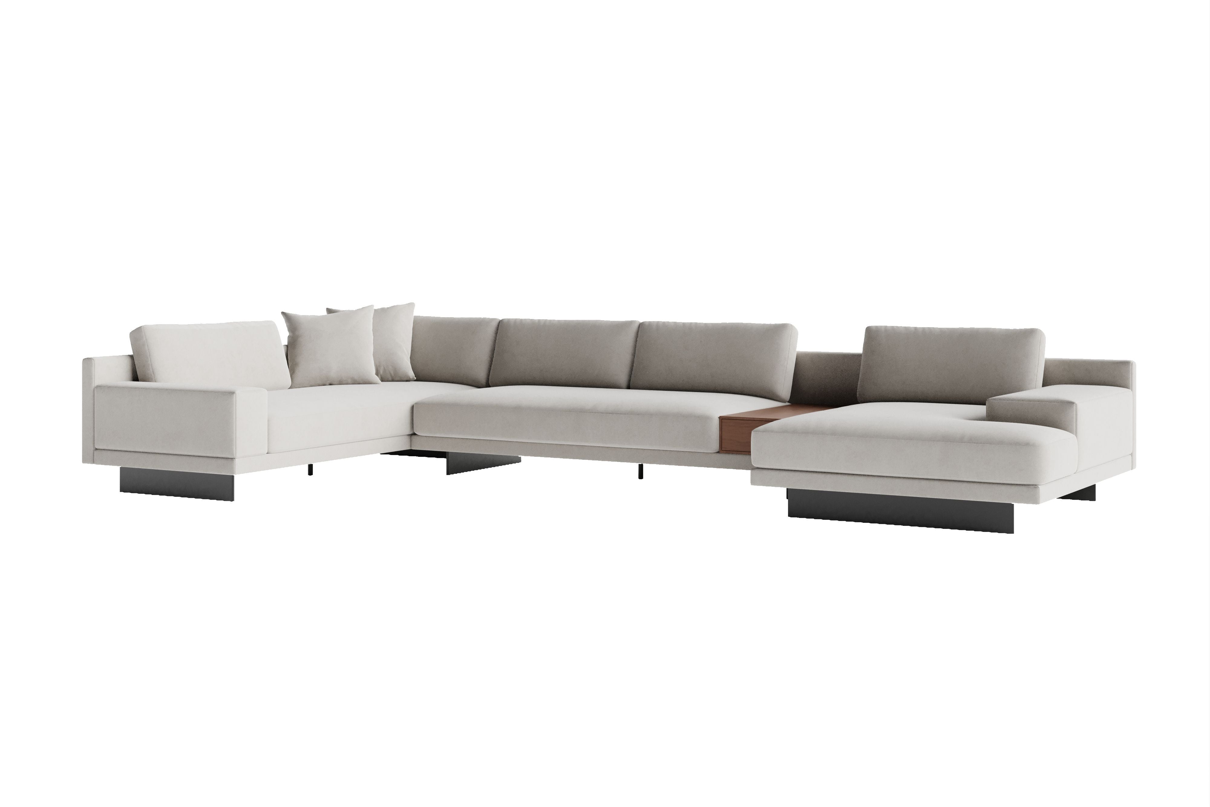 Alessandro Fabric Sectional Sofa