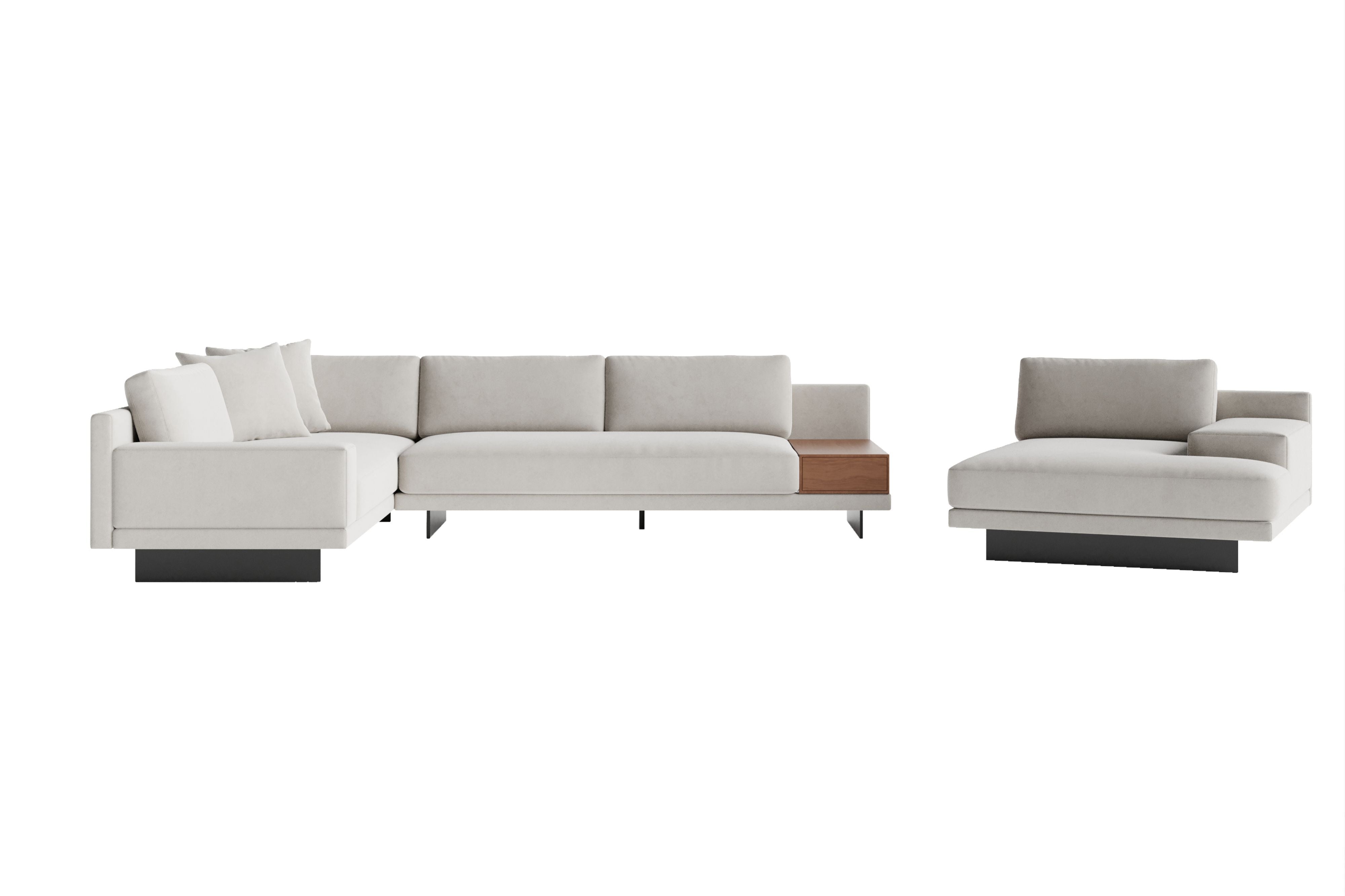 Alessandro Fabric Sectional Sofa