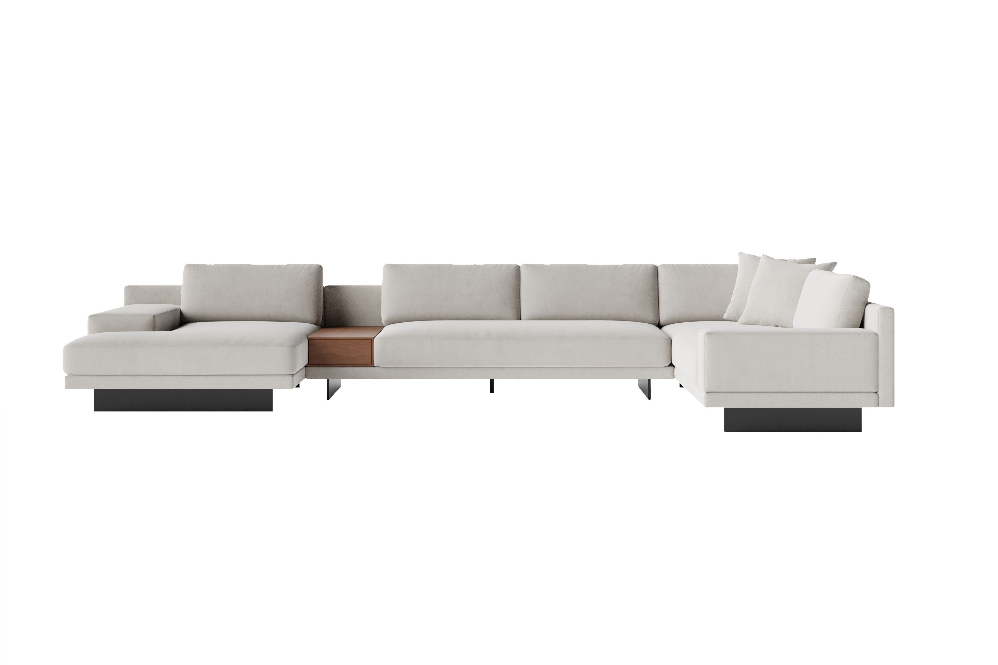 Alessandro Fabric Sectional Sofa