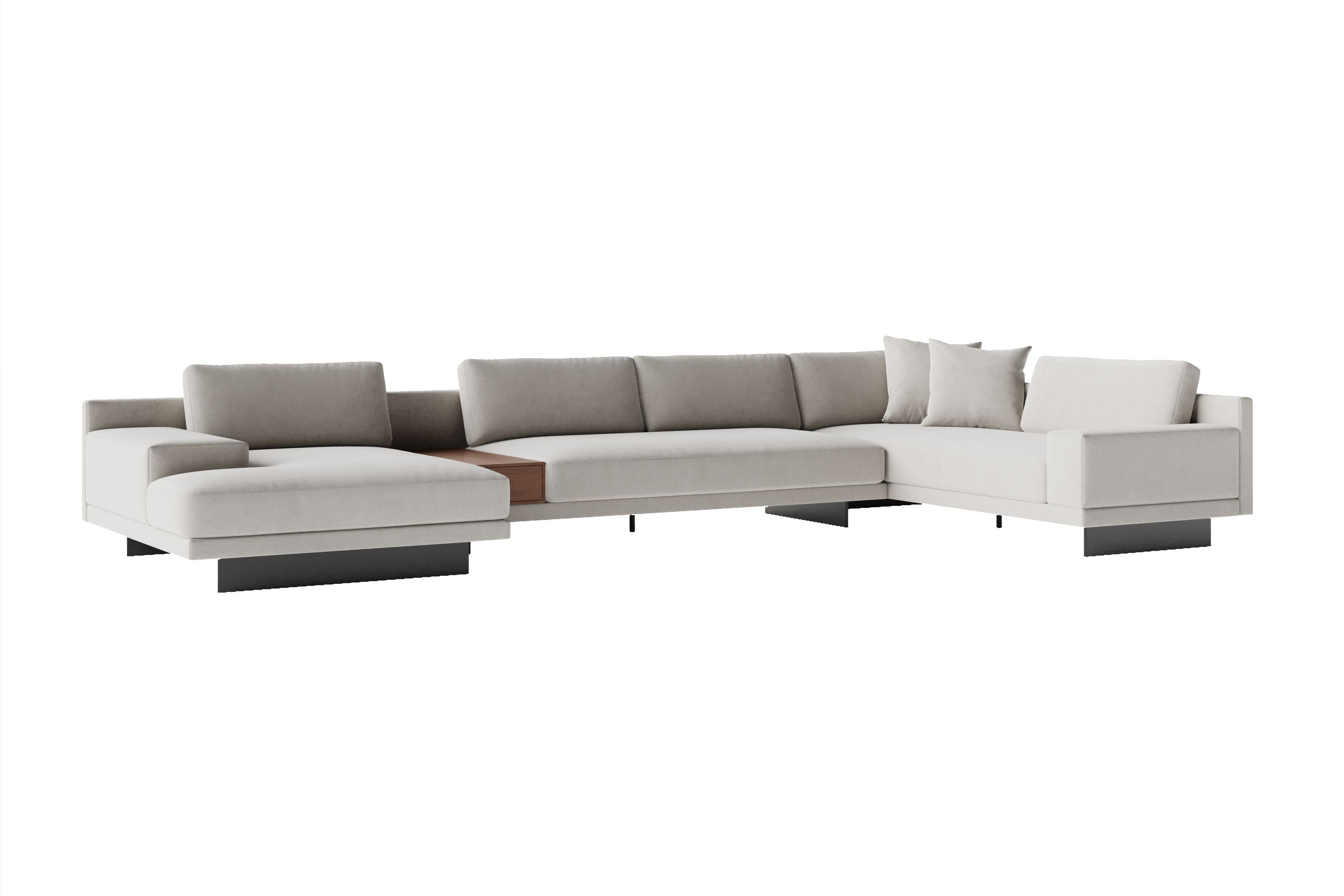 Alessandro Fabric Sectional Sofa