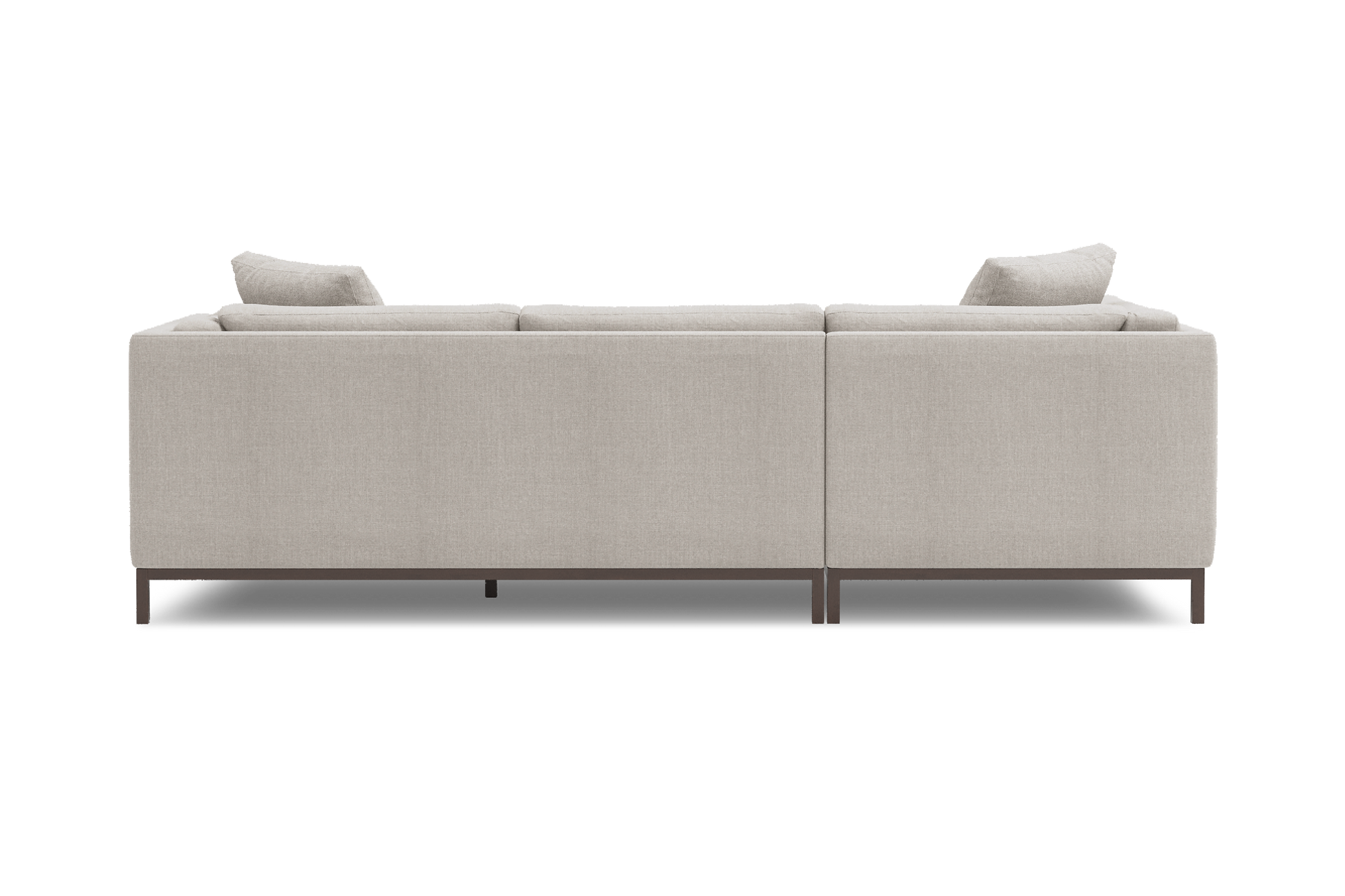 Savoy Fabric 3-Piece Sectional Sofa