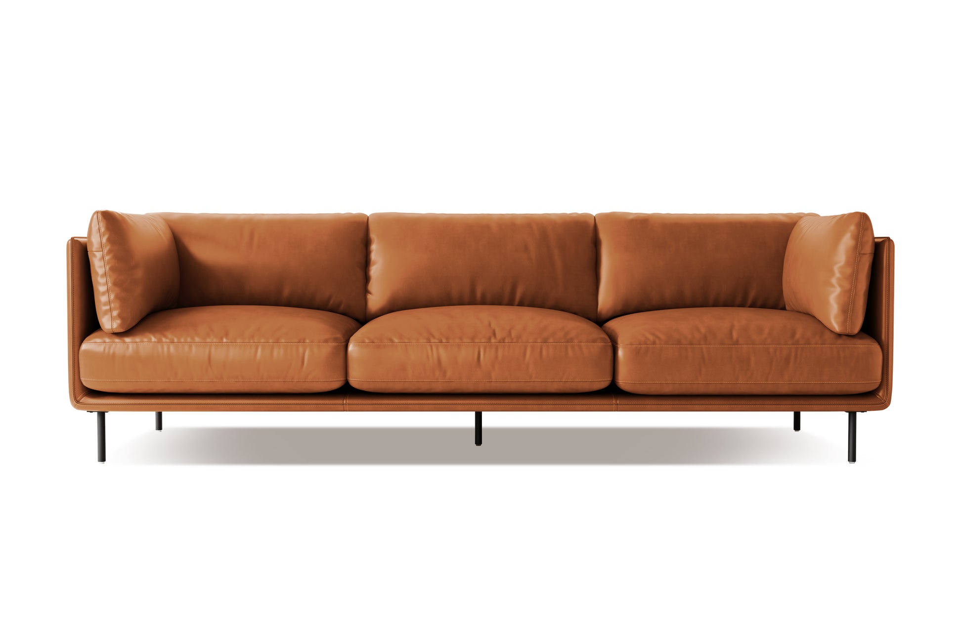Tristan Nordic Hygge™ Leather Wide Sofa