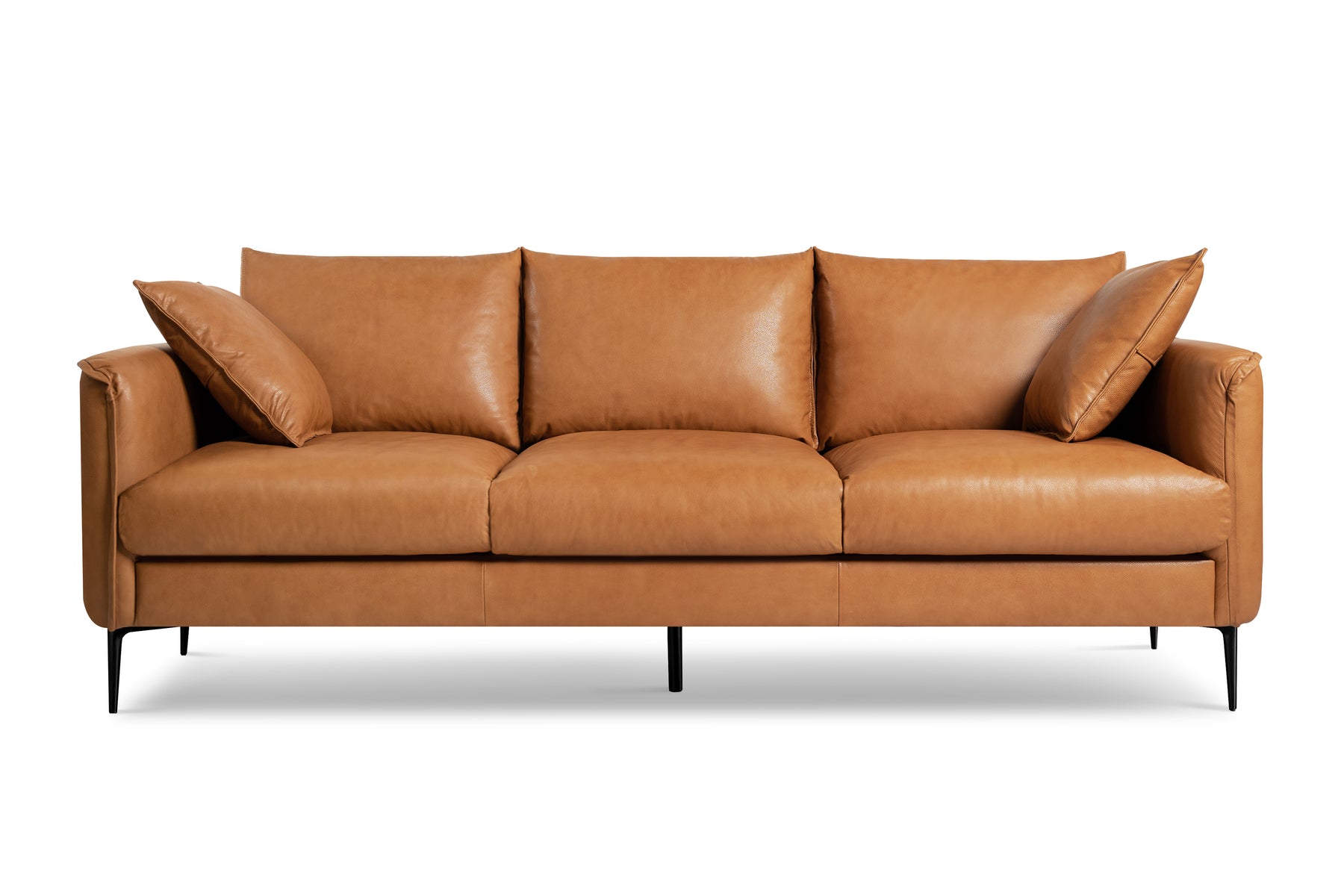 Stockholm Nordic Hygge™ Leather 3 Seater Sofa