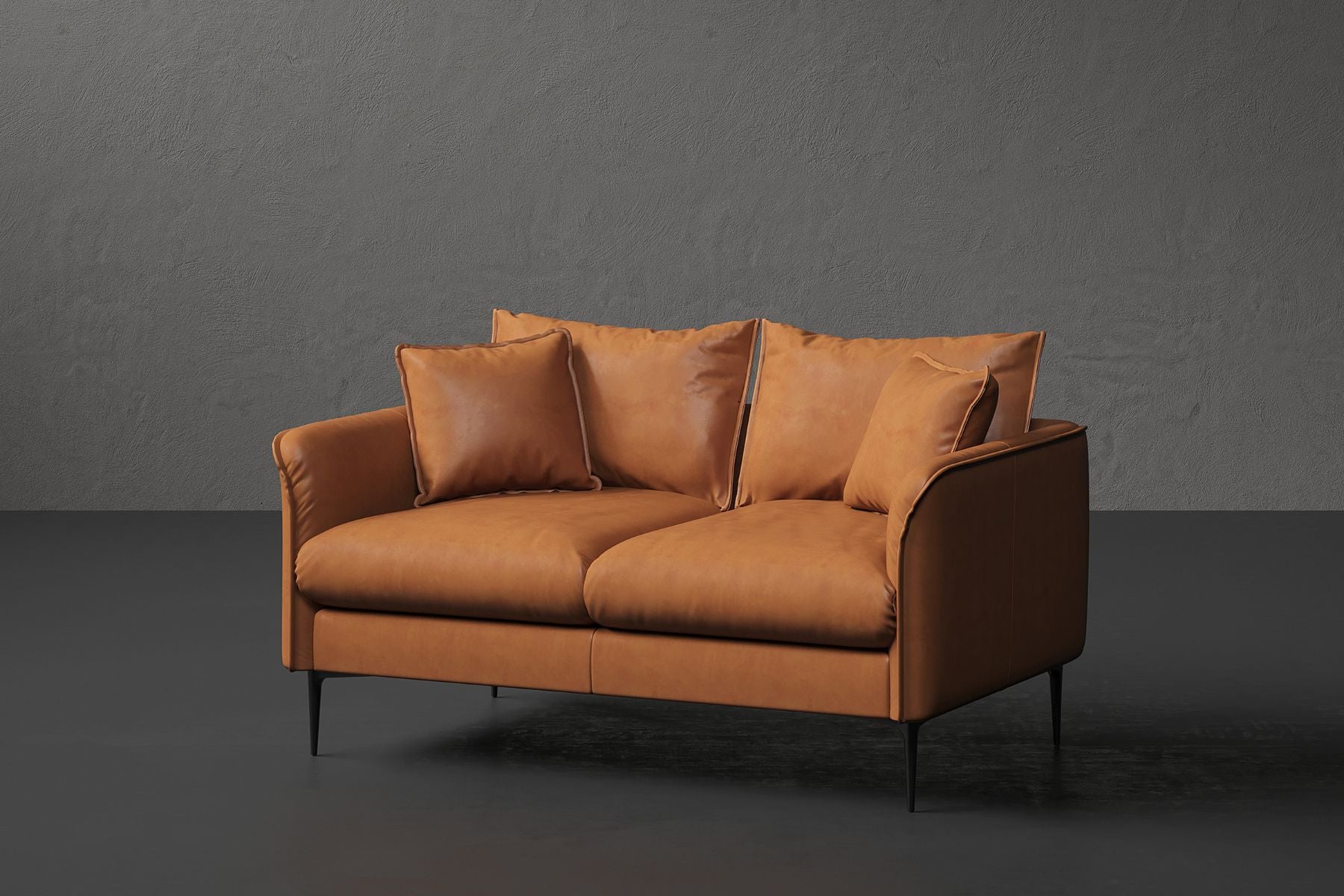 Stockholm Nordic Hygge™ Leather 3 Seater Sofa