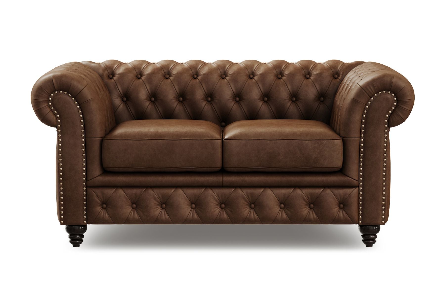 Figaro Nordic Hygge™ Leather Chesterfield Sofa