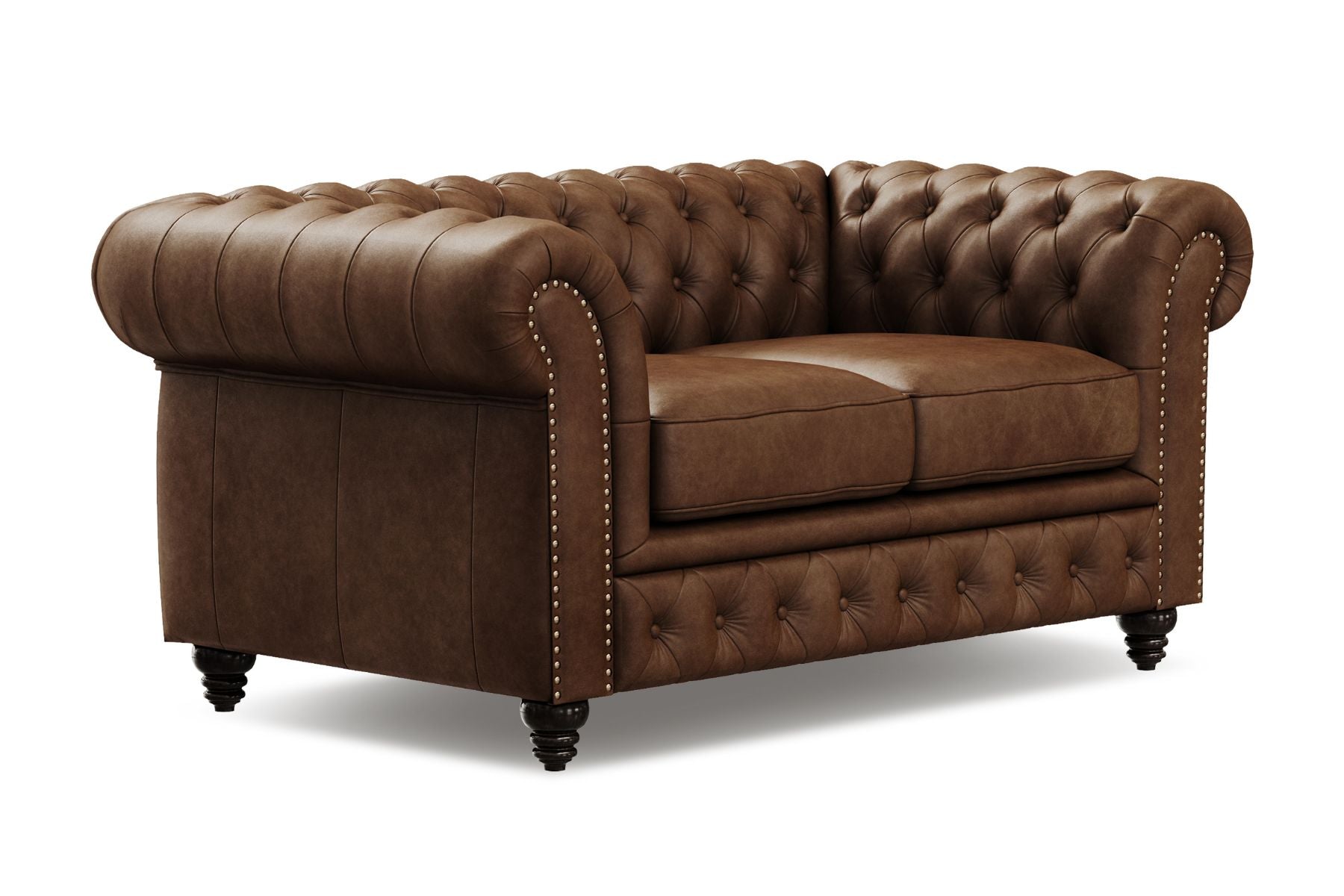 Figaro Nordic Hygge™ Leather Chesterfield Sofa