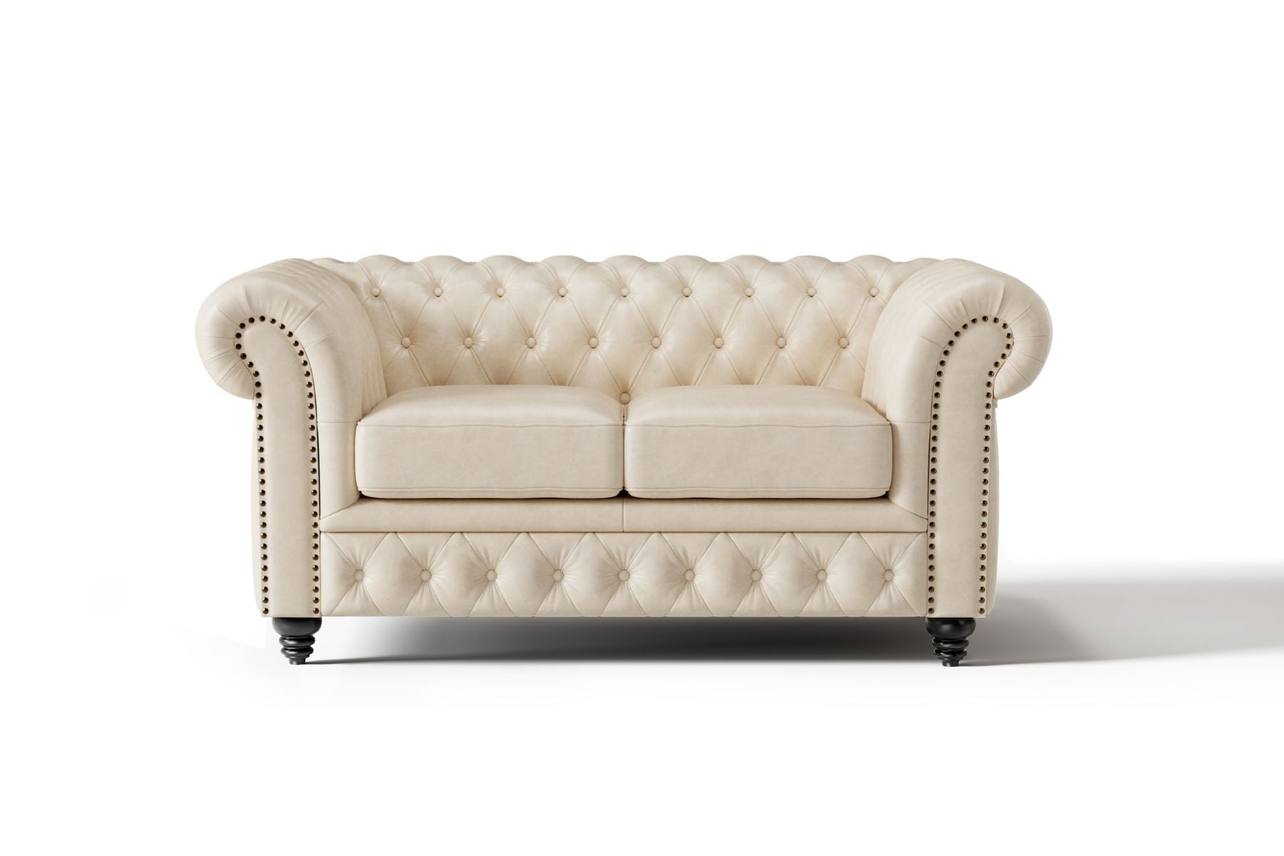 Figaro Nordic Hygge™ Leather Chesterfield Sofa