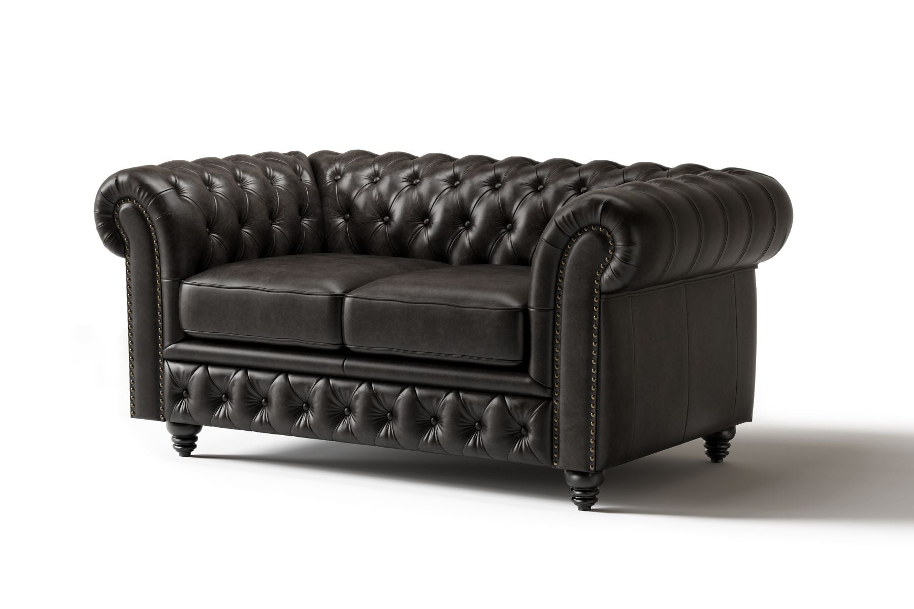 Figaro Nordic Hygge™ Leather Chesterfield Sofa