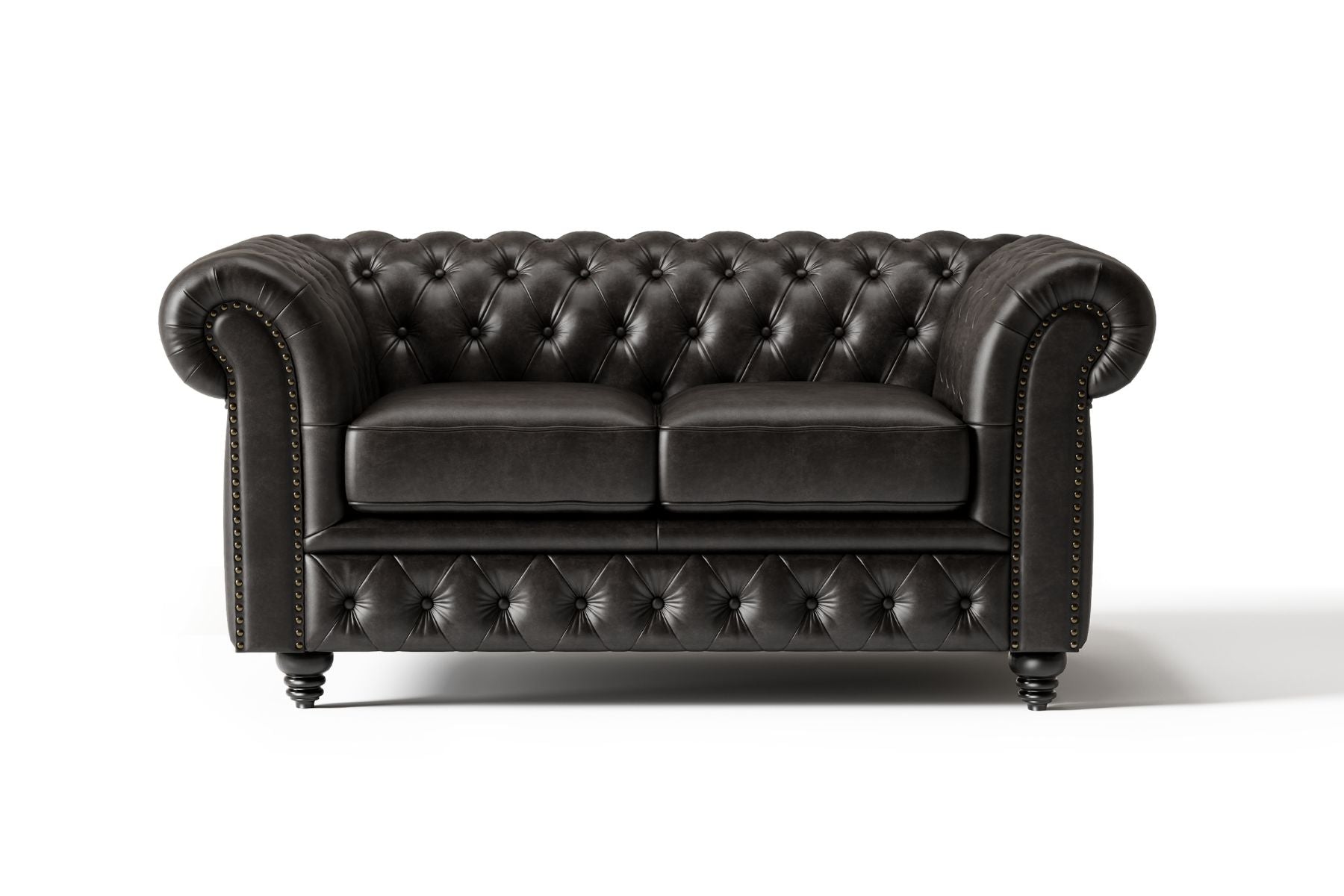 Figaro Nordic Hygge™ Leather Chesterfield Sofa