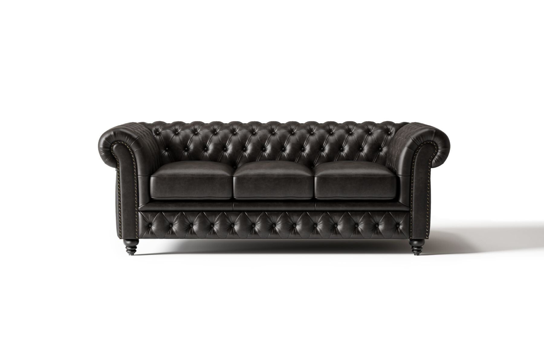 Figaro Nordic Hygge™ Leather Chesterfield Sofa