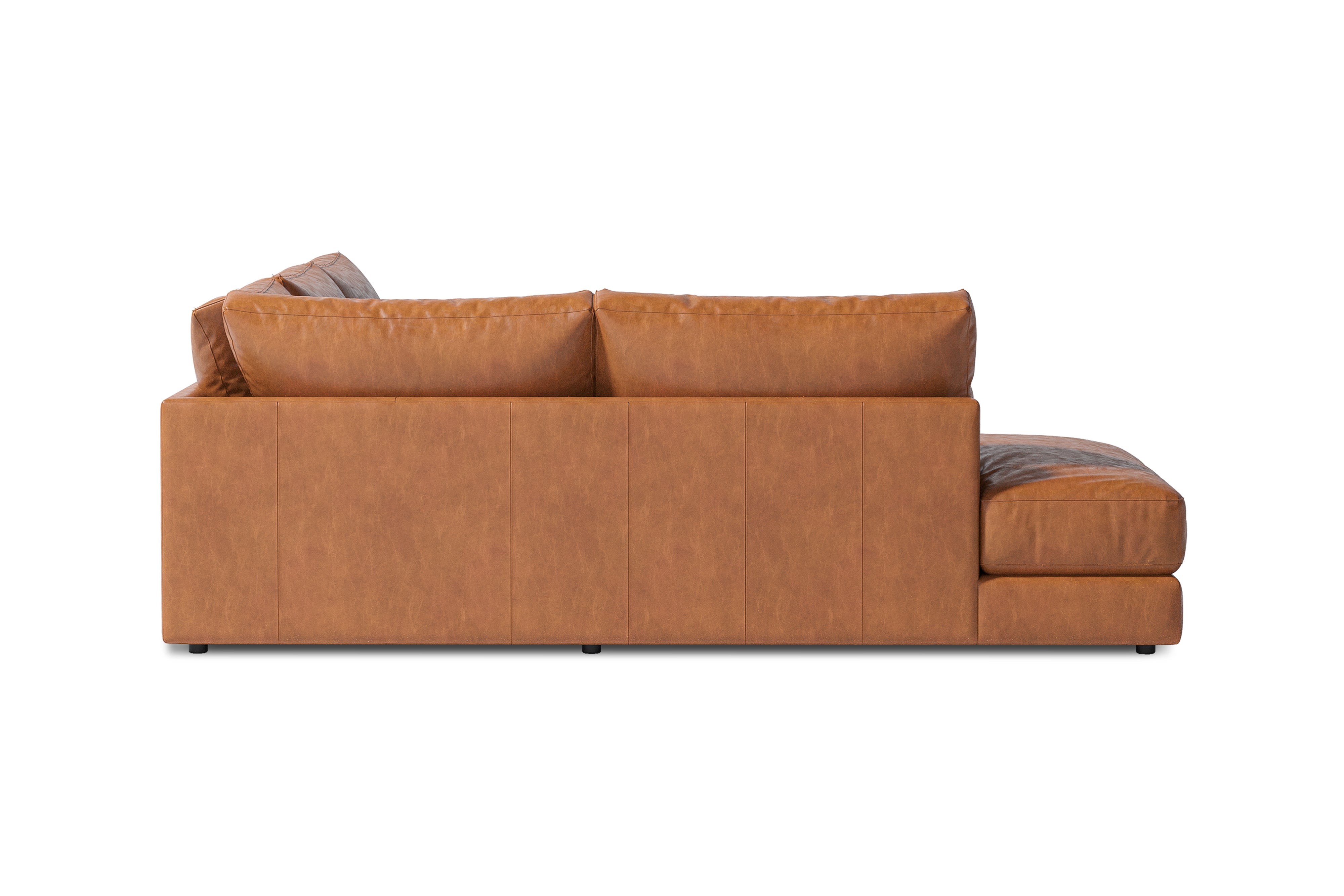 Serena Leather Sectional Sofa