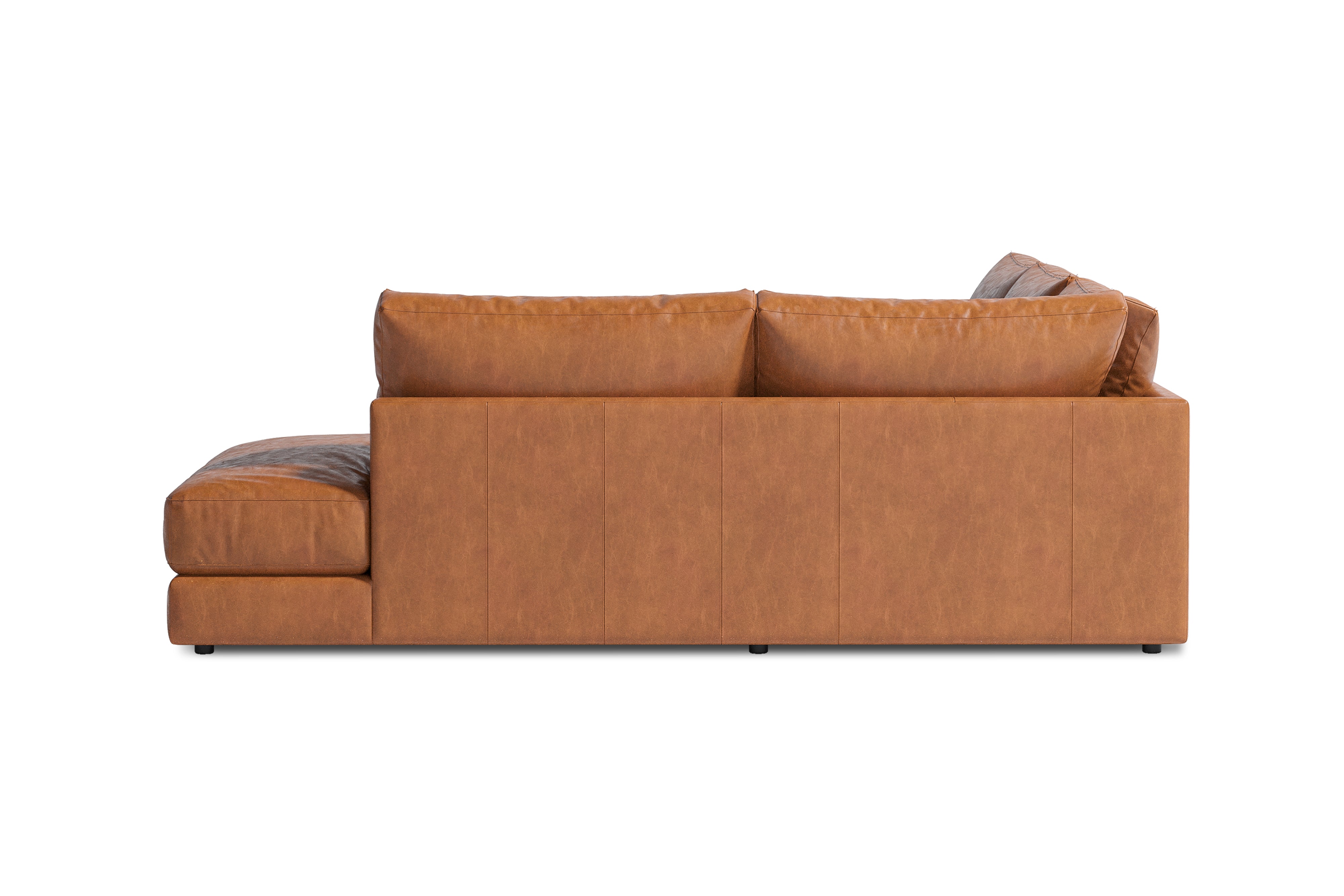 Serena Leather Sectional Sofa