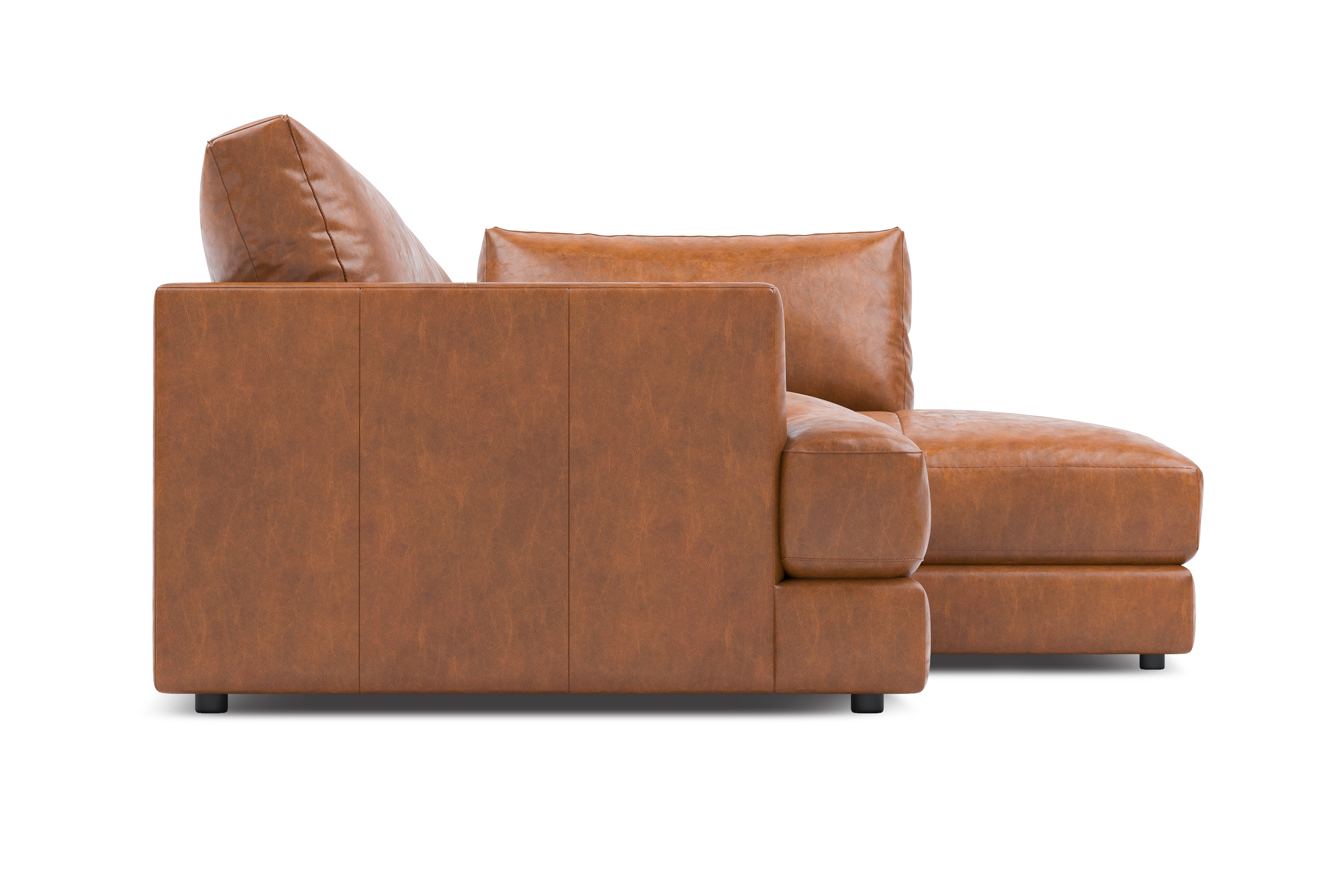 Serena Leather Sectional Sofa