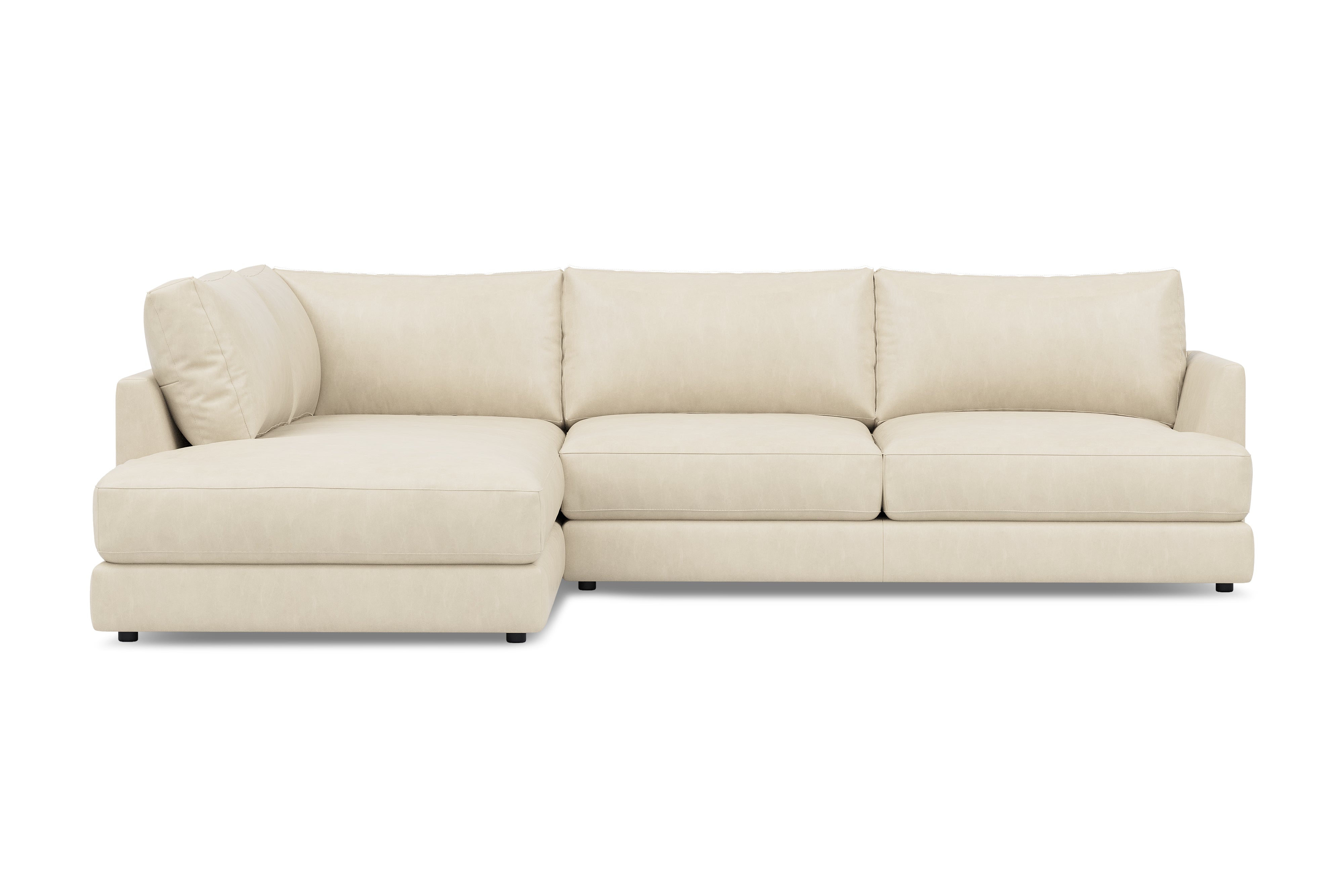 Serena Leather Sectional Sofa