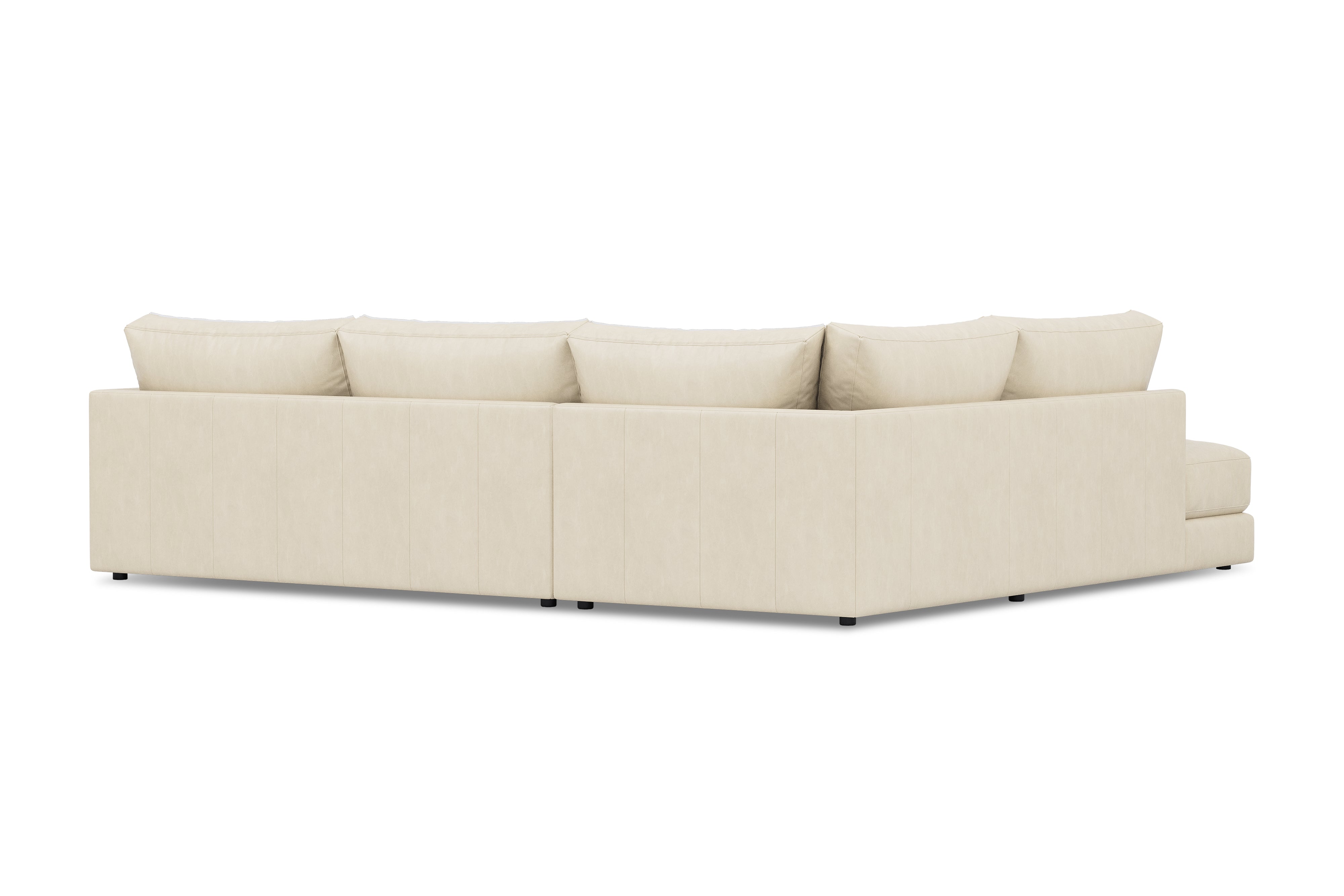 Serena Leather Sectional Sofa