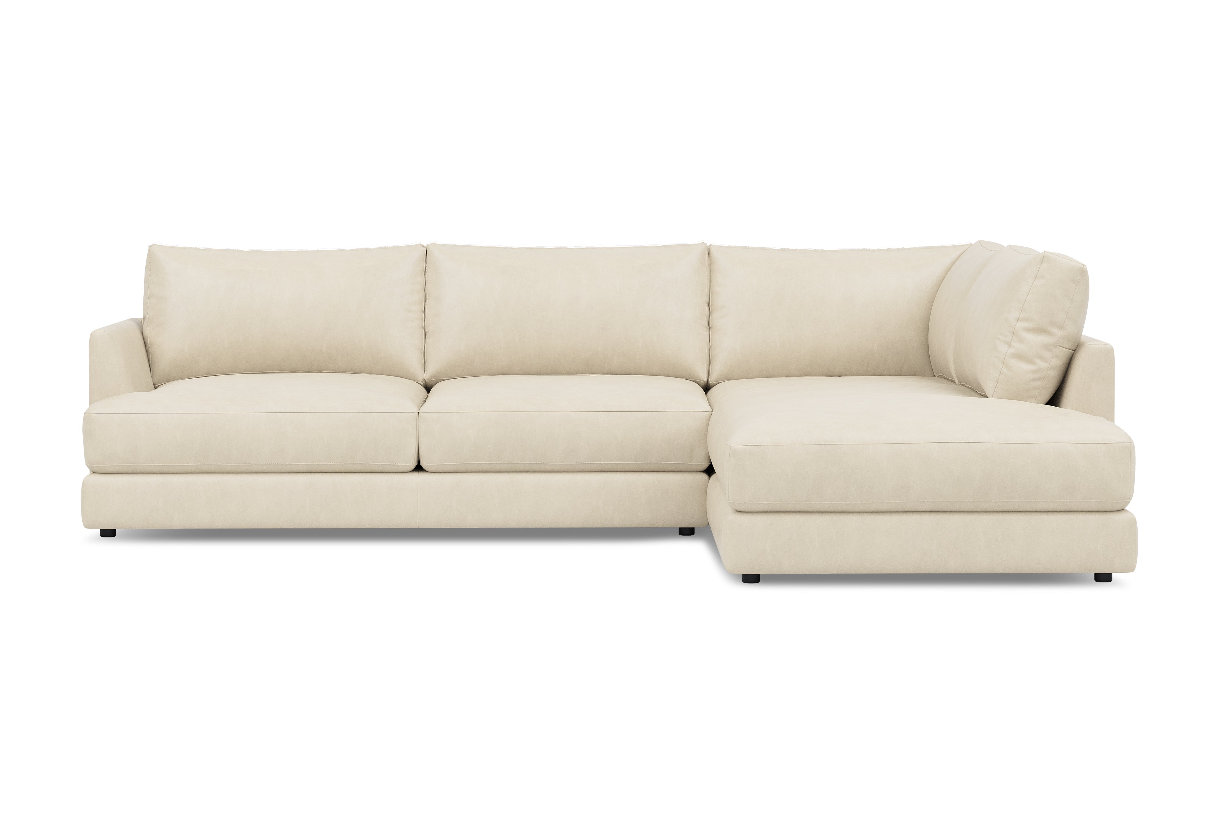 Serena Leather Sectional Sofa