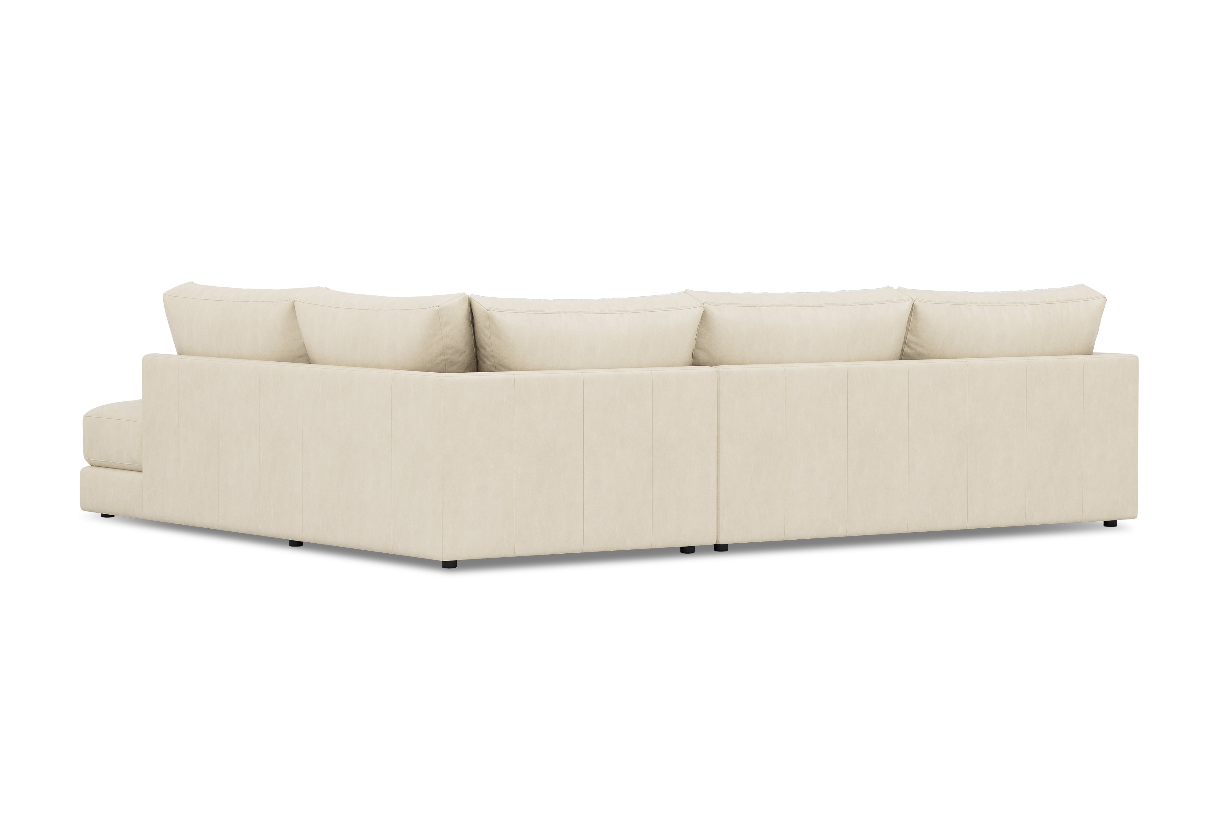 Serena Leather Sectional Sofa