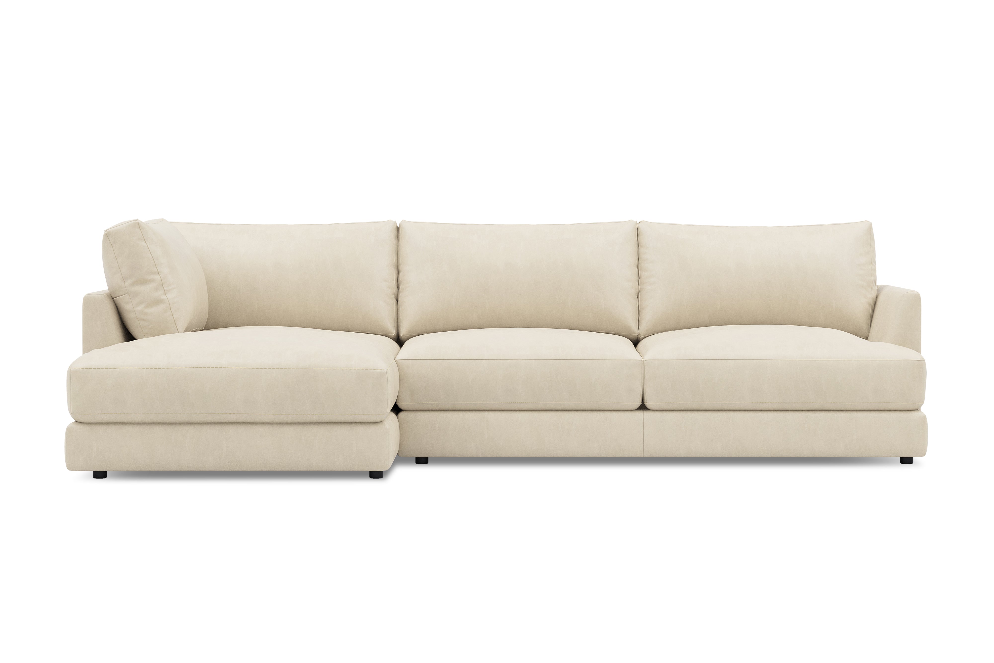 Serena Leather Sectional Sofa