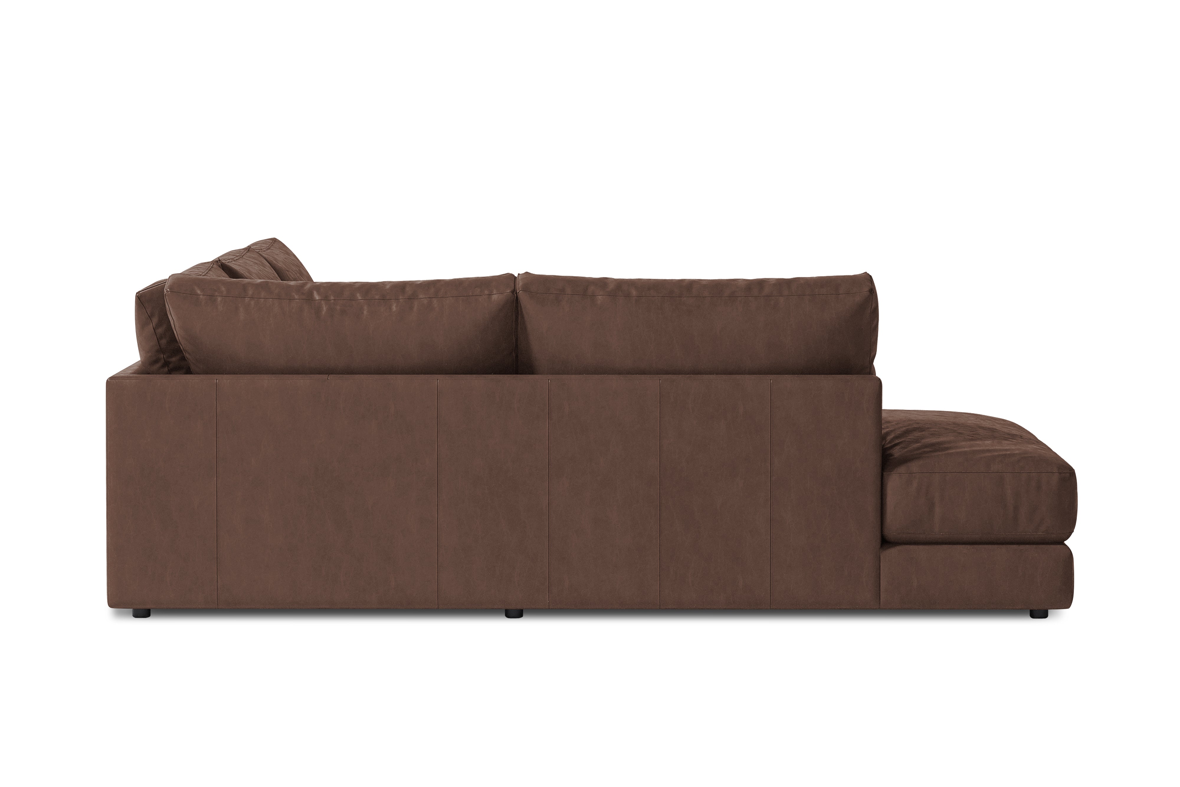 Serena Leather Sectional Sofa