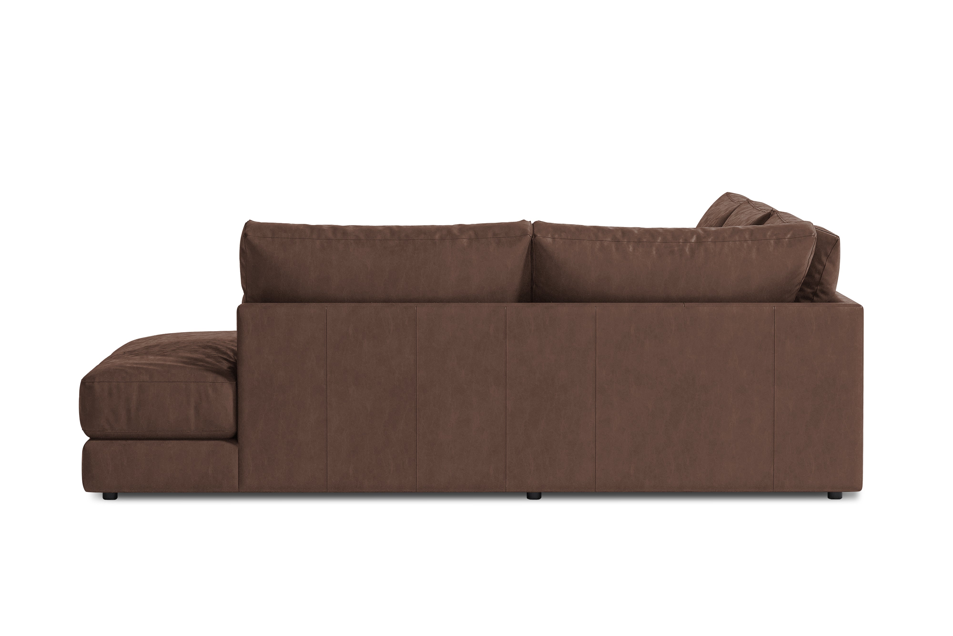 Serena Leather Sectional Sofa