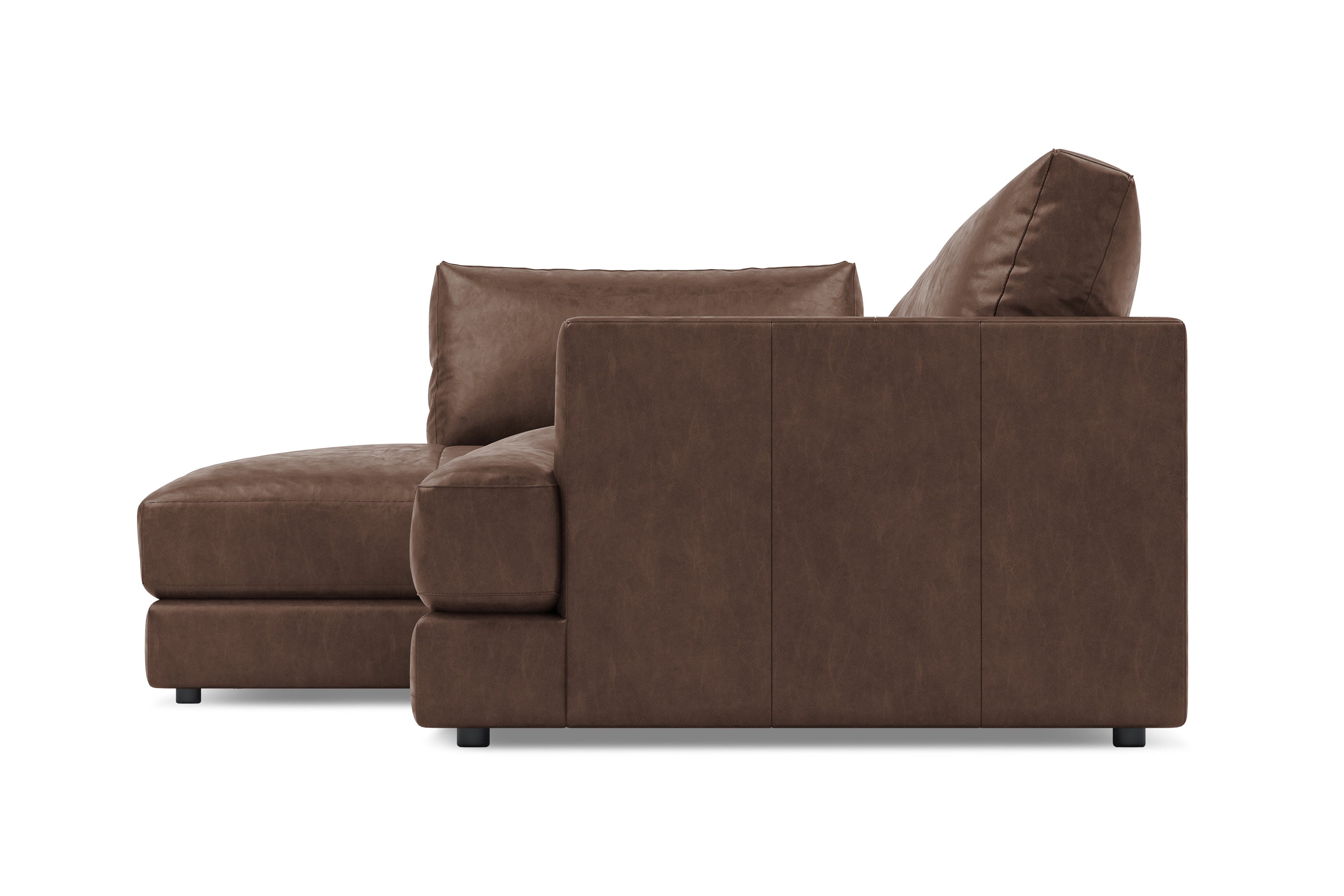 Serena Leather Sectional Sofa