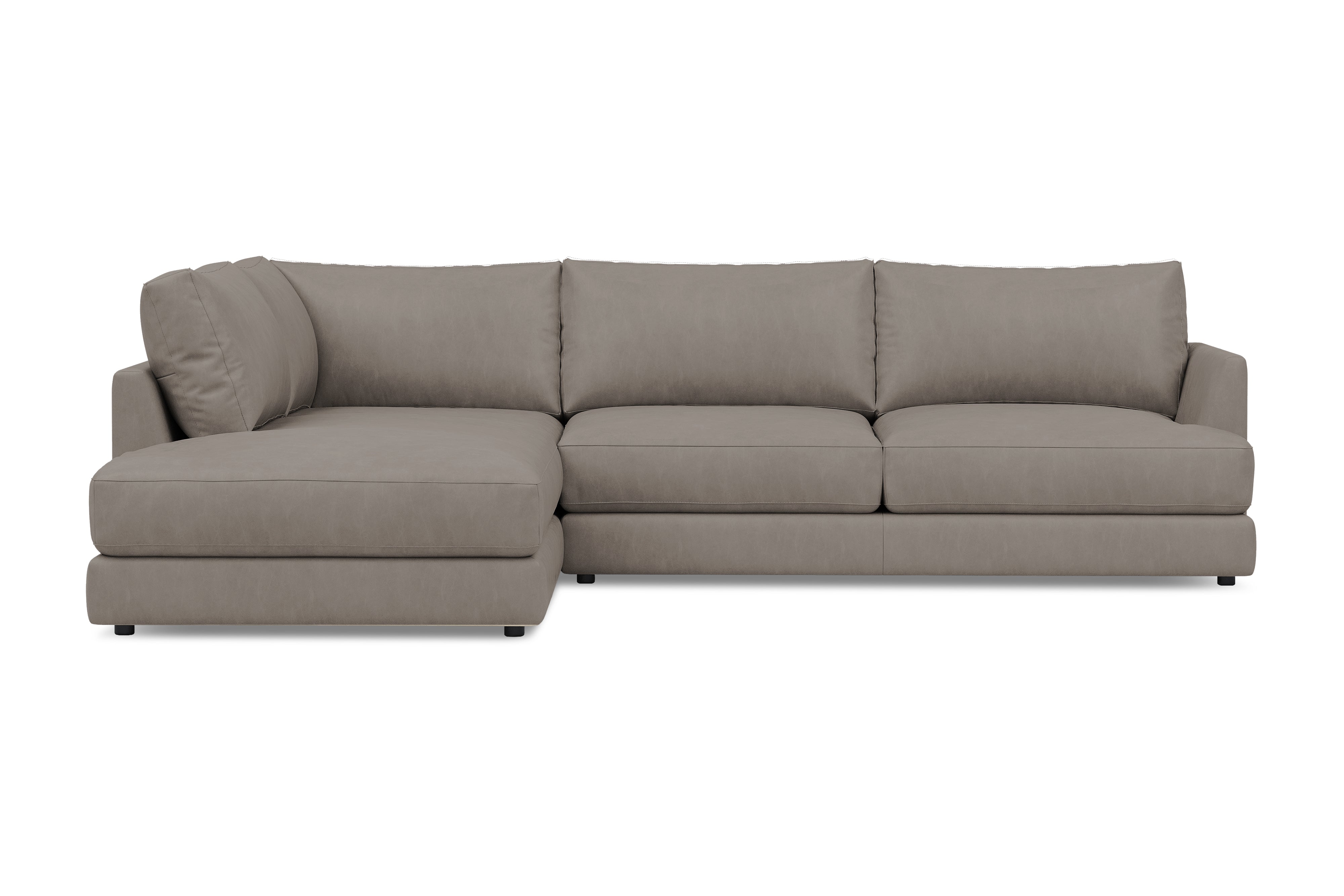 Serena Leather Sectional Sofa