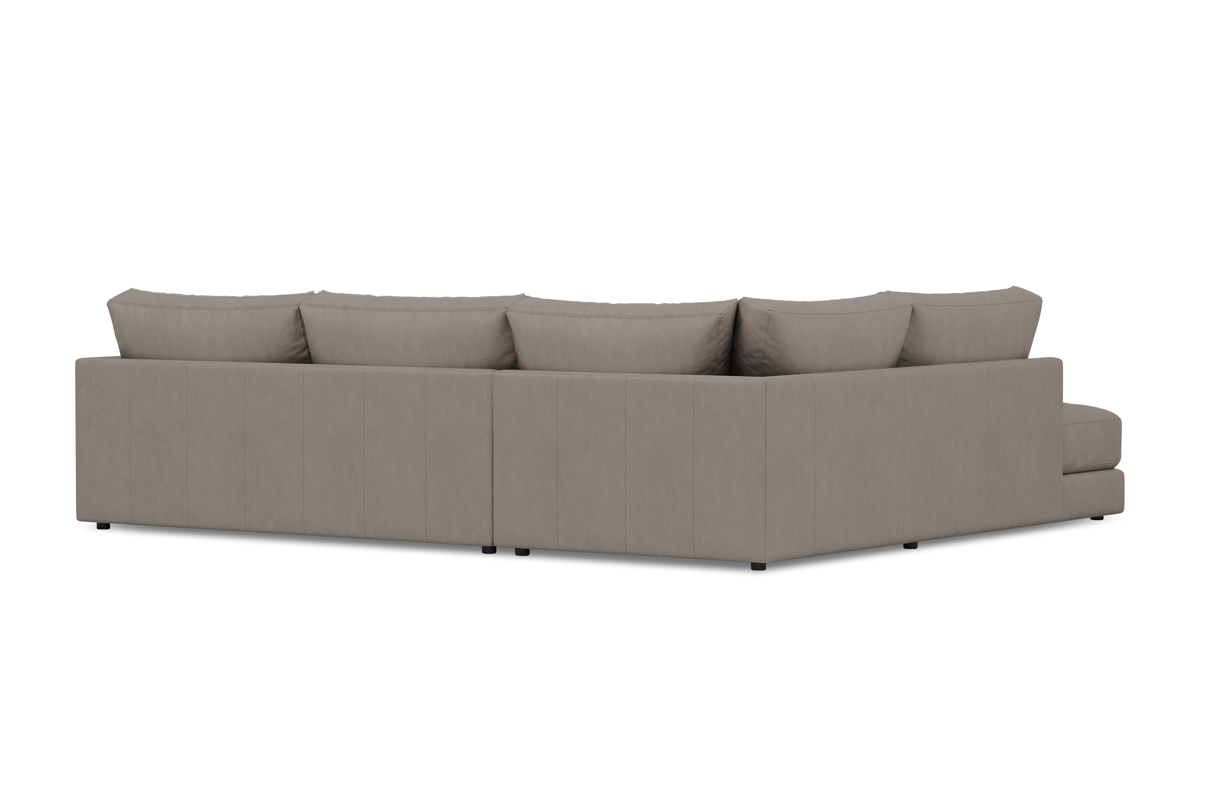 Serena Leather Sectional Sofa