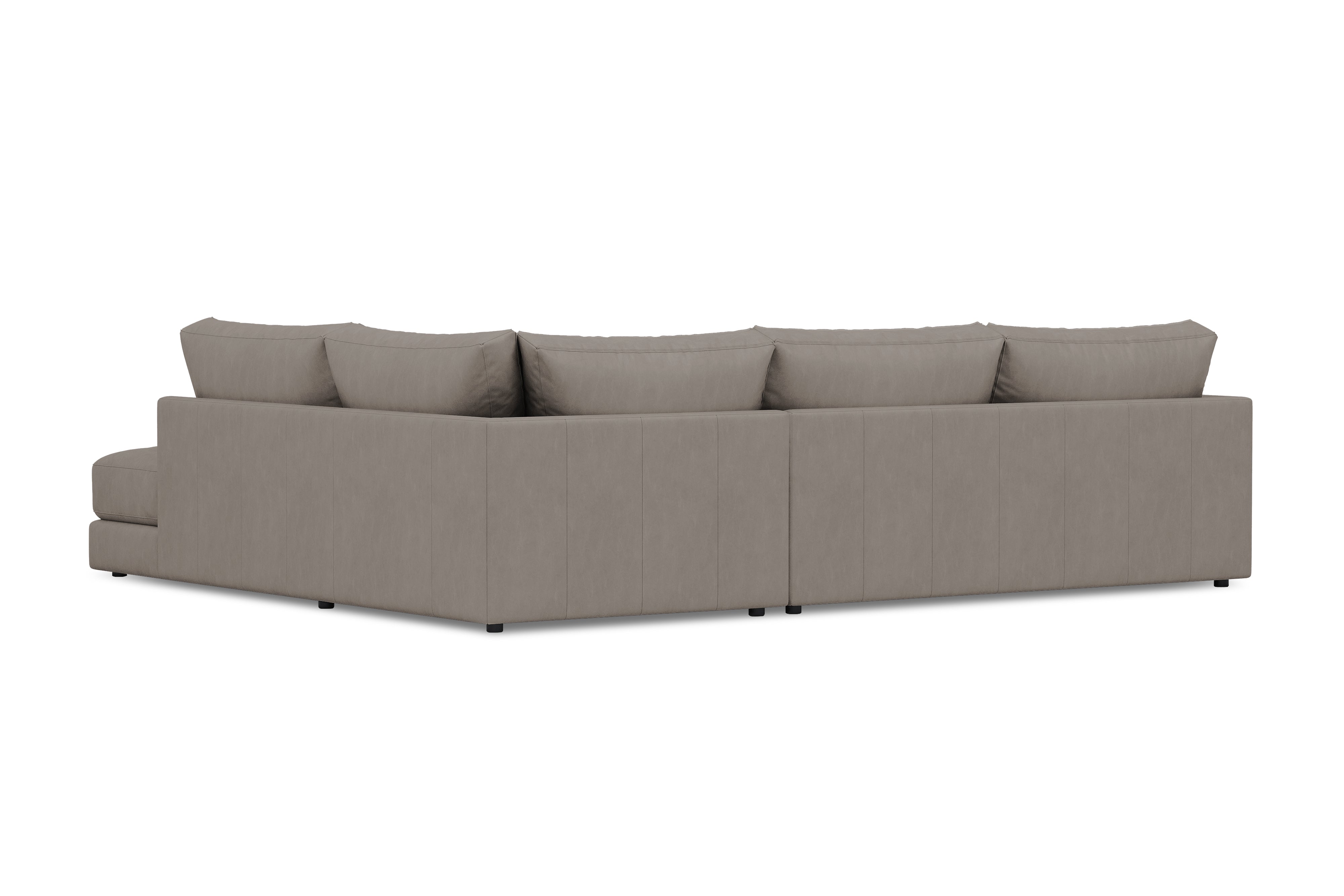 Serena Leather Sectional Sofa