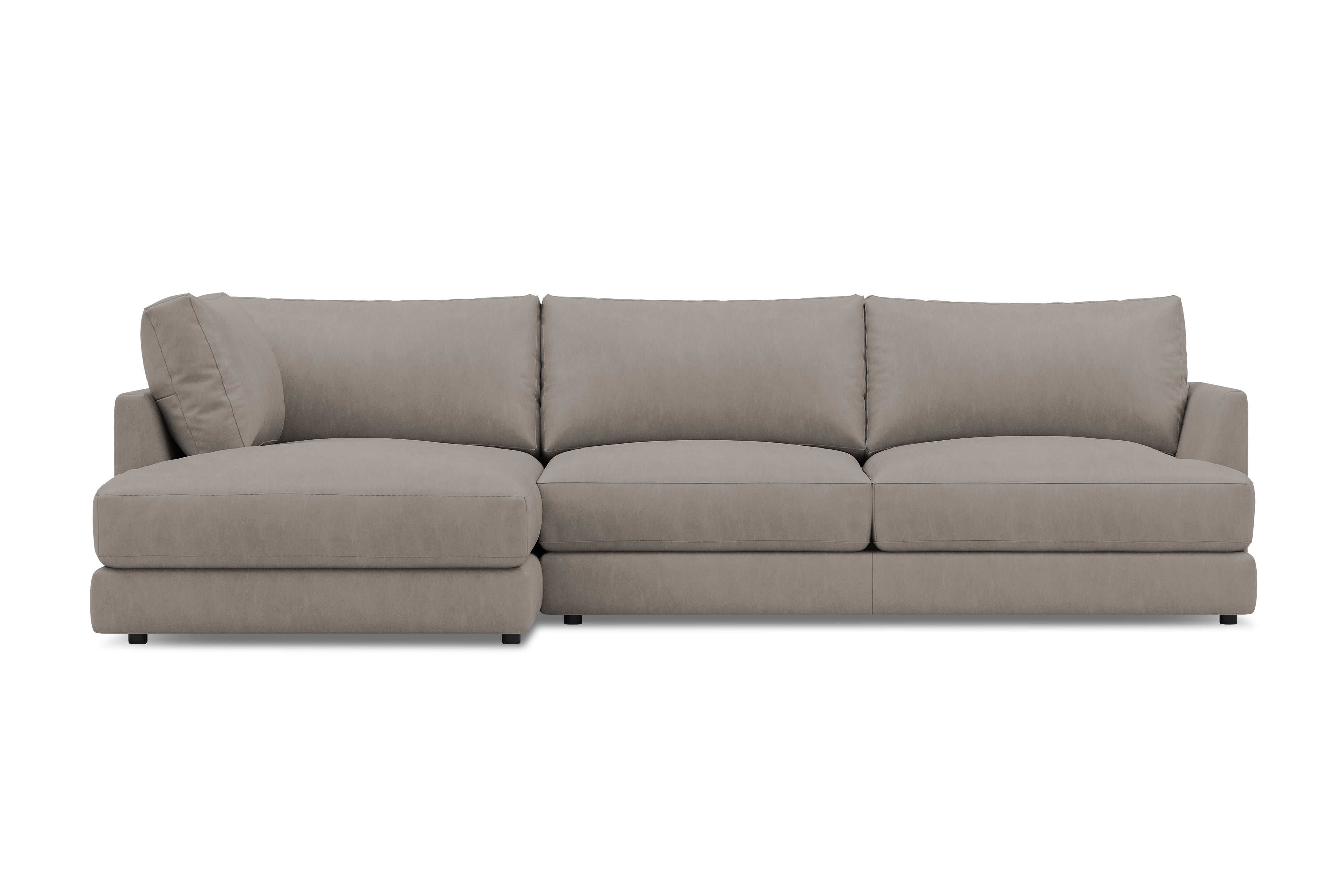 Serena Leather Sectional Sofa