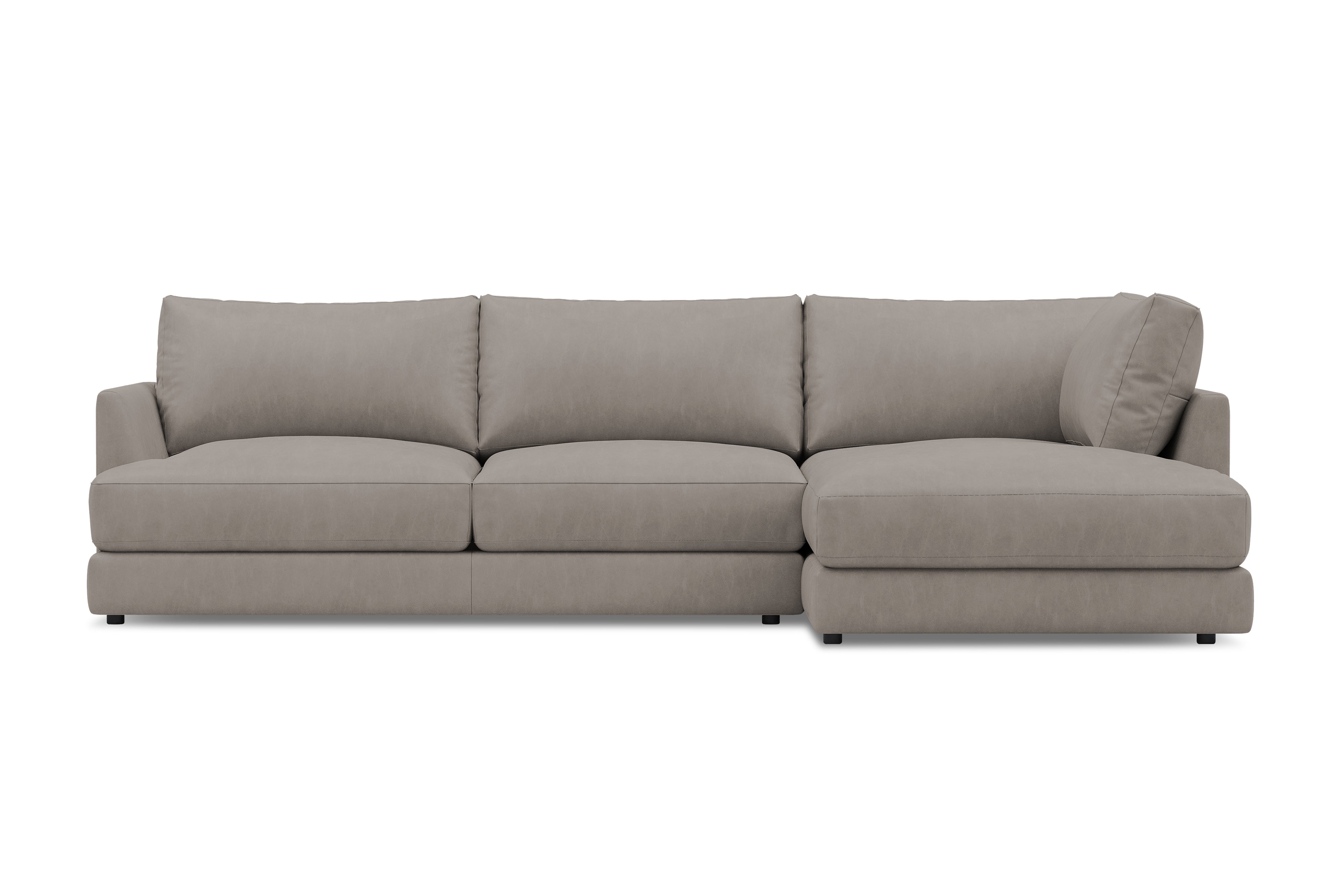 Serena Leather Sectional Sofa