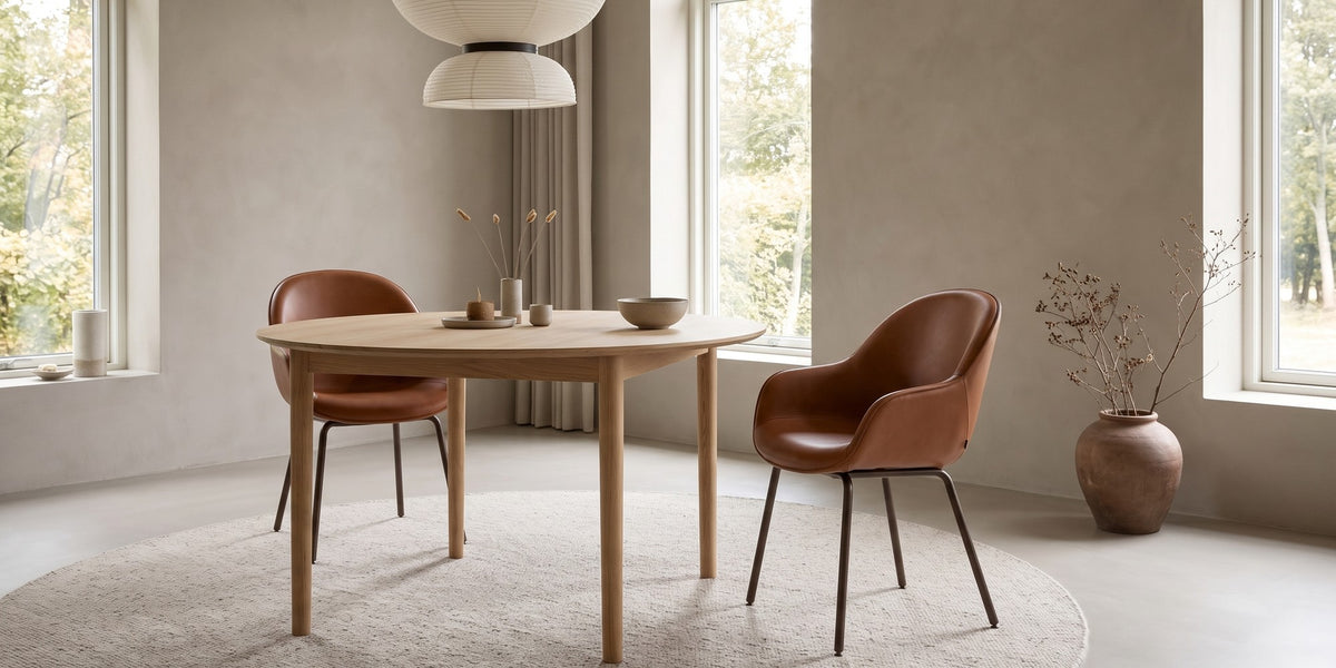 Saumur Cognac Leather Shell Dining Chair banner
